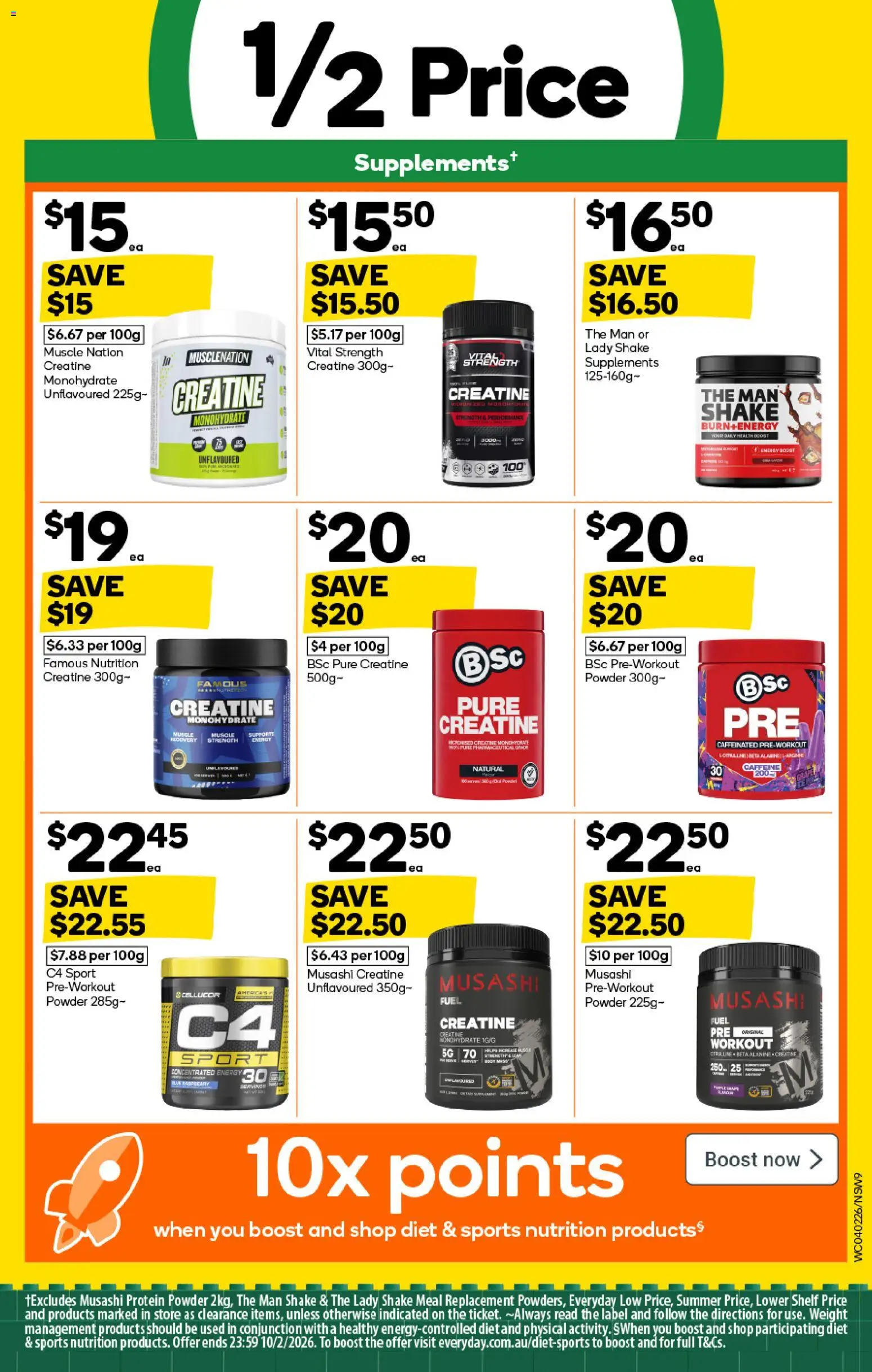 Woolworths catalogue - valid from 04.02.2026 | Page: 9 | Products: Shelf, Powder, Weight