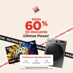 Vista previa de City Club catálogo Hasta 60% De descuento, nuevo folleto de la tienda, válido en México a partir del 25.10.2025
