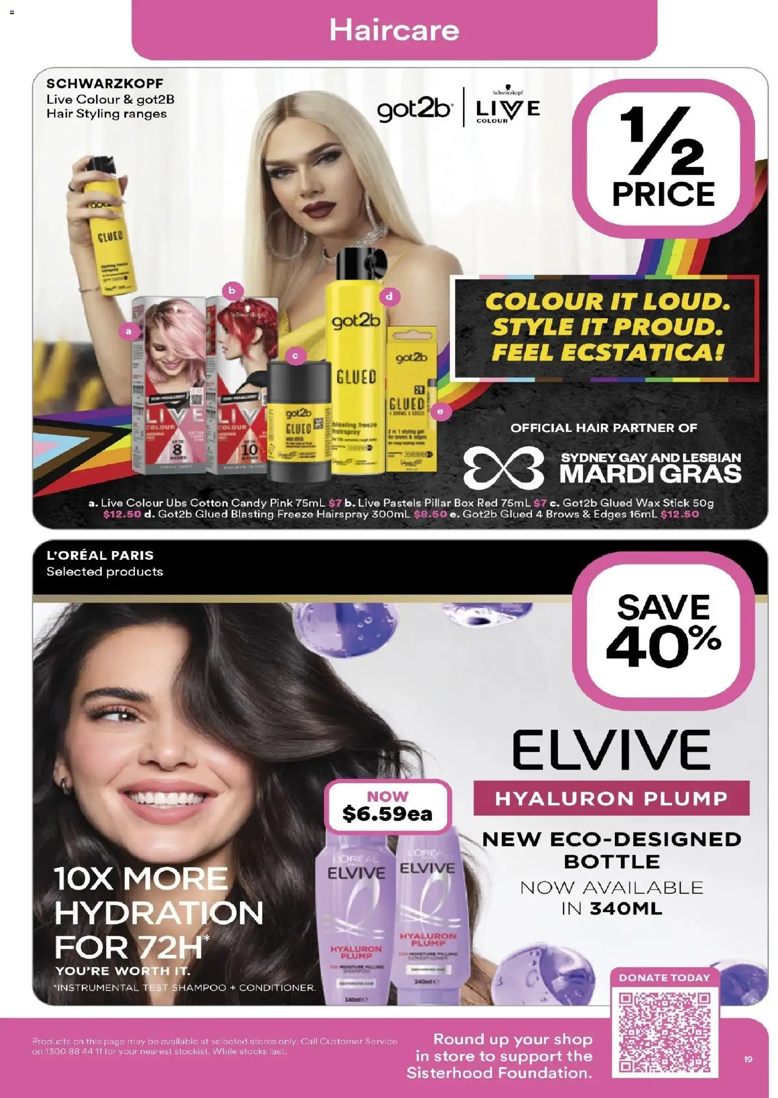Priceline Pharmacy catalogue - valid from 18.02.2026 | Page: 19 | Products: Box, Shampoo