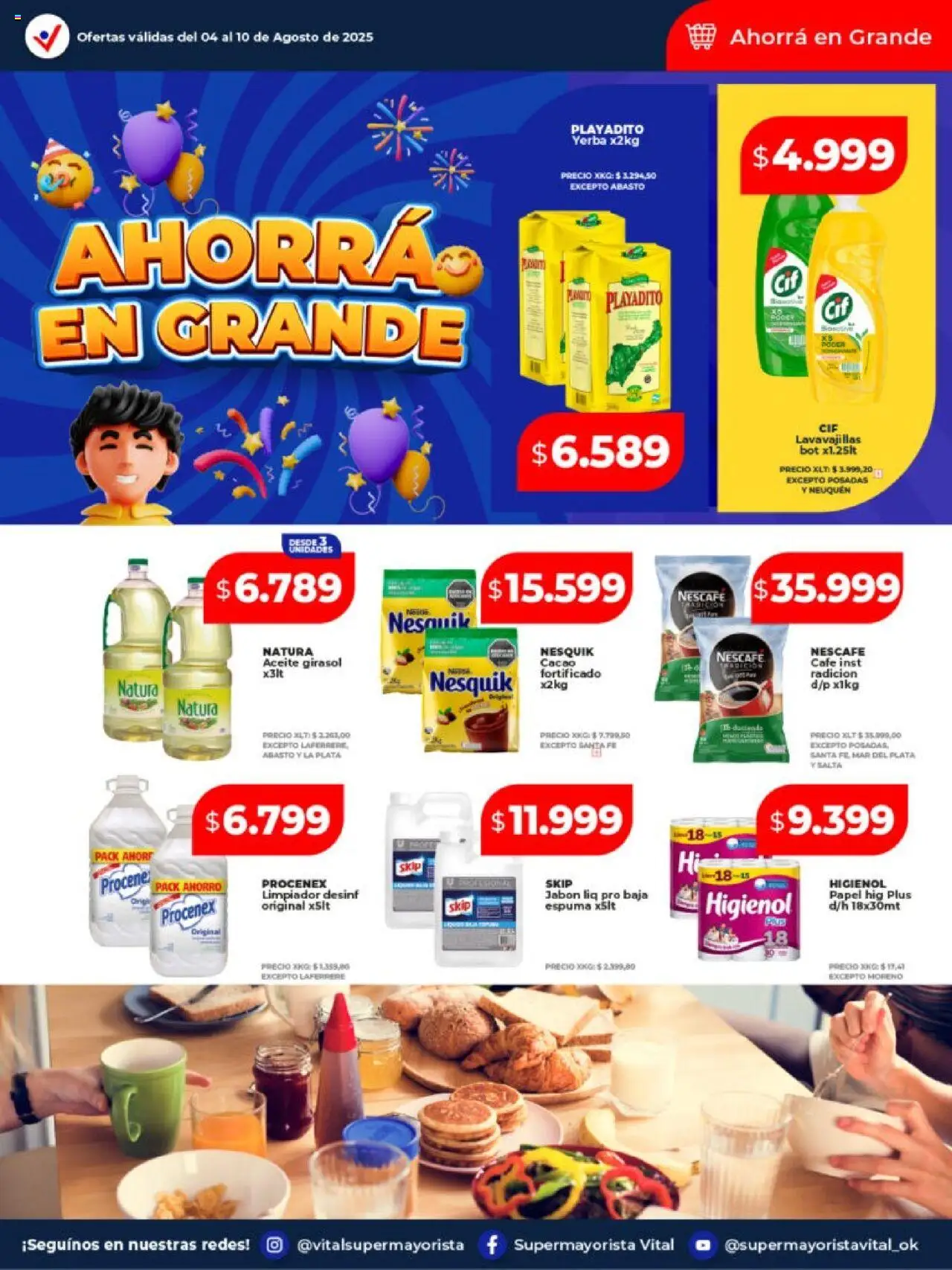 Vital - Ofertas │ válido desde el 04.08.2025 | Página: 24 | Productos: Lavavajillas, Aceite, Jabón, Limpiador