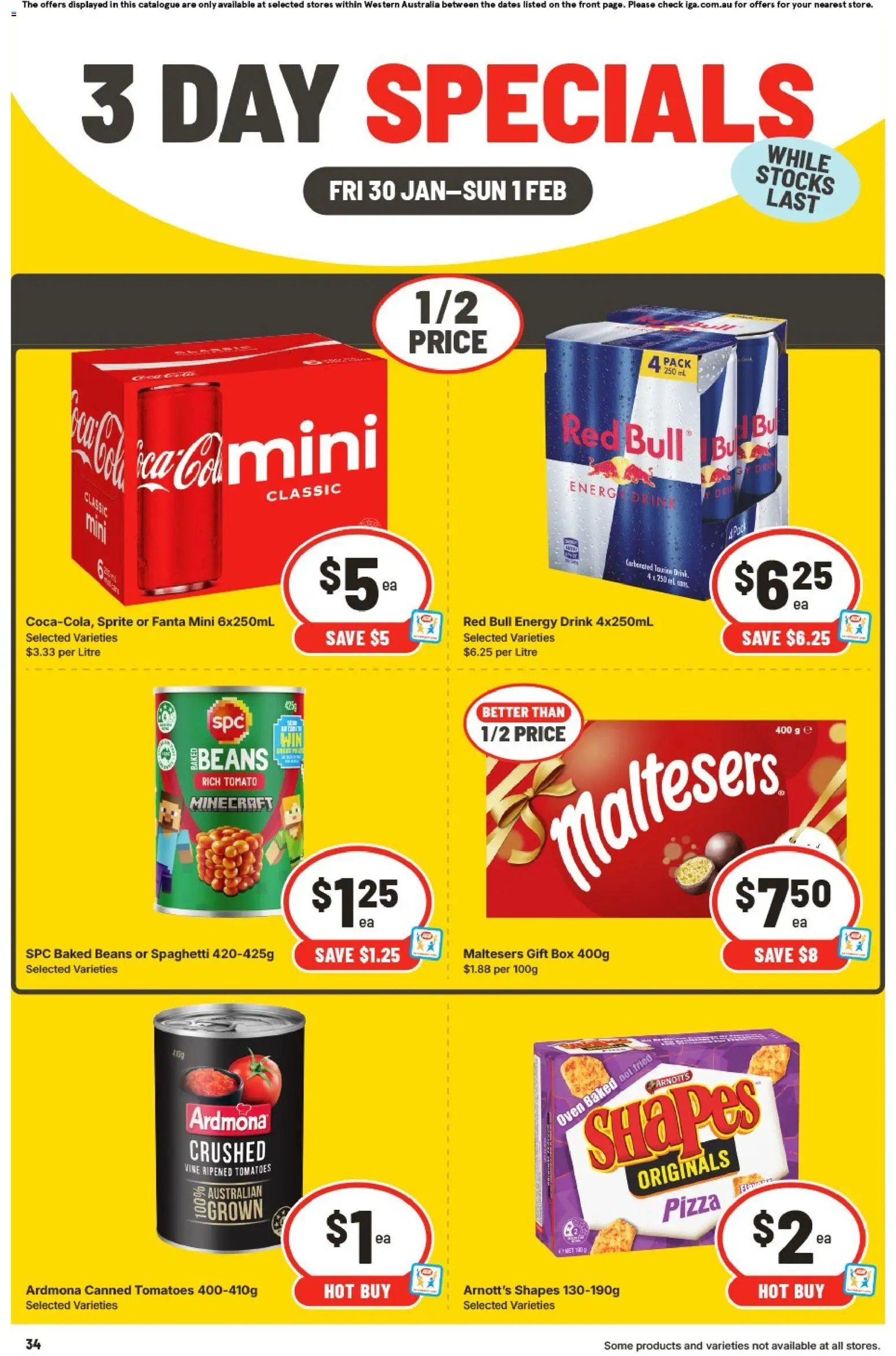 IGA catalogue - valid from 30.01.2026 | Page: 2 | Products: Box, Pizza, Tomatoes, Oven