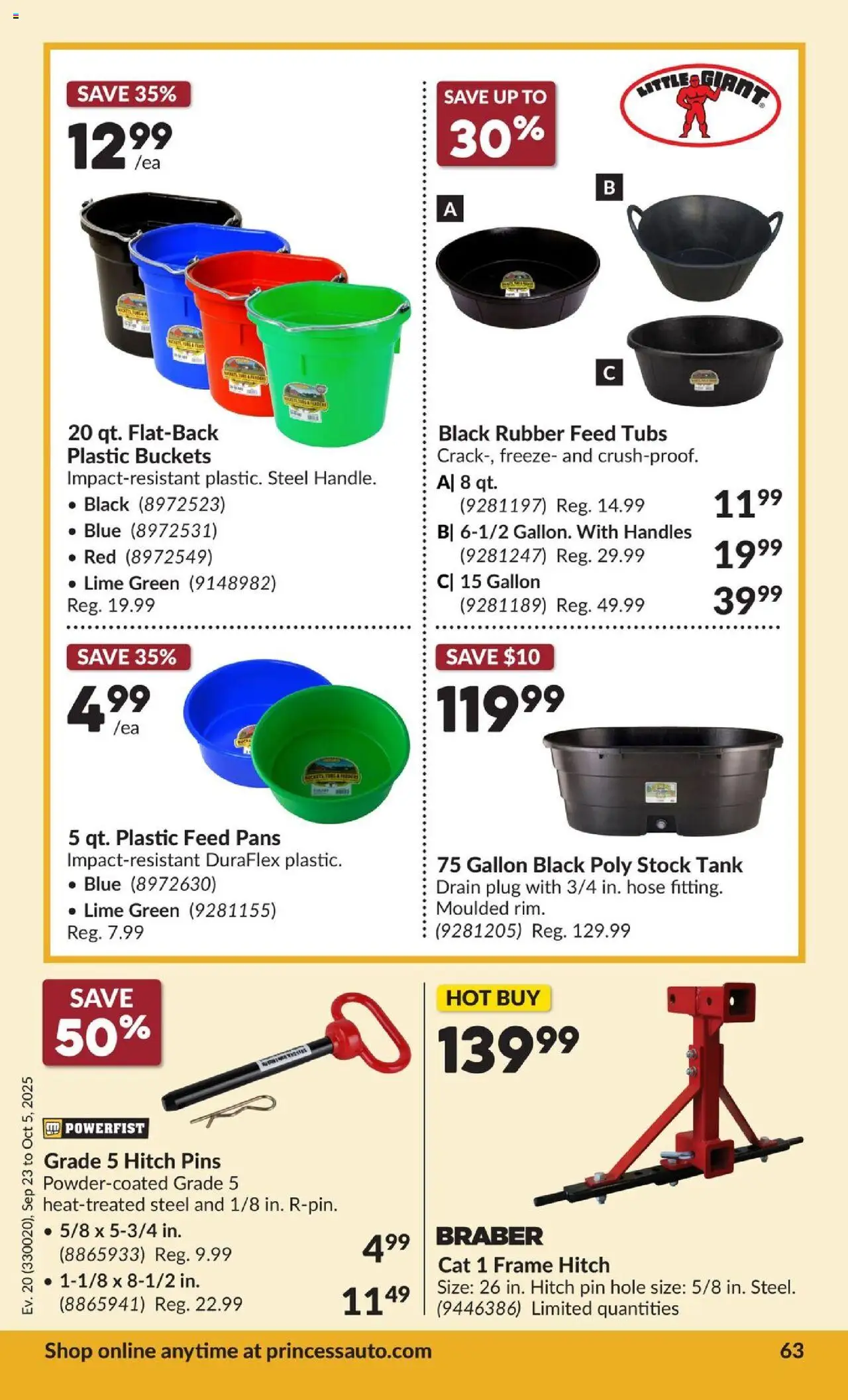 Princess Auto flyer valid from 23.09.2025 | Page: 69