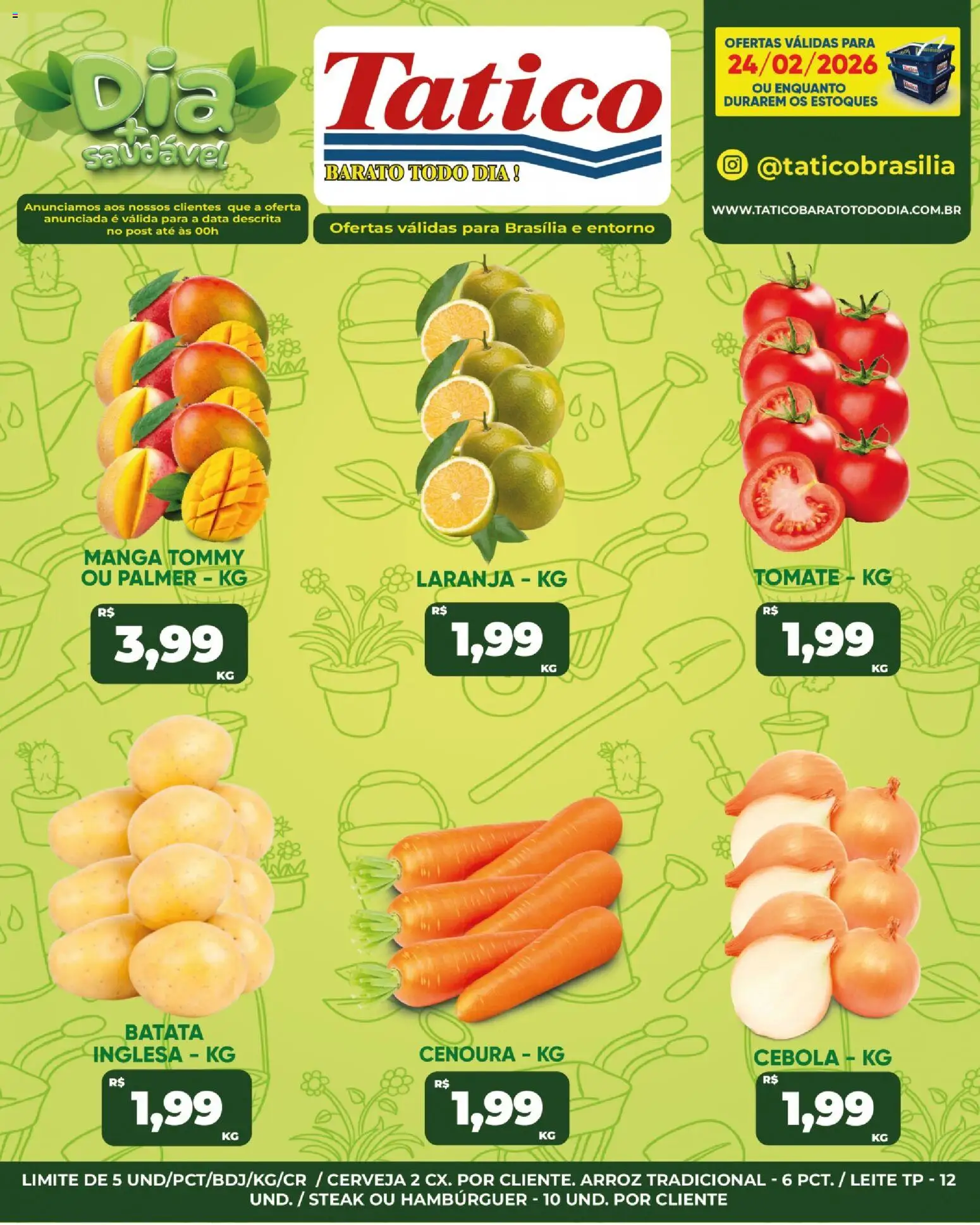 Tatico Folheto - válido de 25.02.2026 | Página: 29 | Produtos: Cebola, Leite, Arroz, Batata