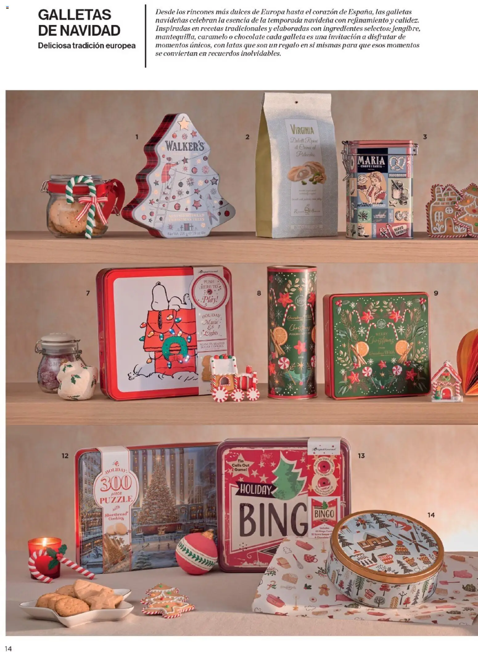 Nuevas ofertas de El Corte Inglés válidas en toda la República Mexicana desde el 20.11.2025. ¡Encuentra las mejores ofertas en El Corte Inglés catálogo La Mejor Selección De Dulces! | Página: 14 | Productos: Chocolate, Dulces, Galletas