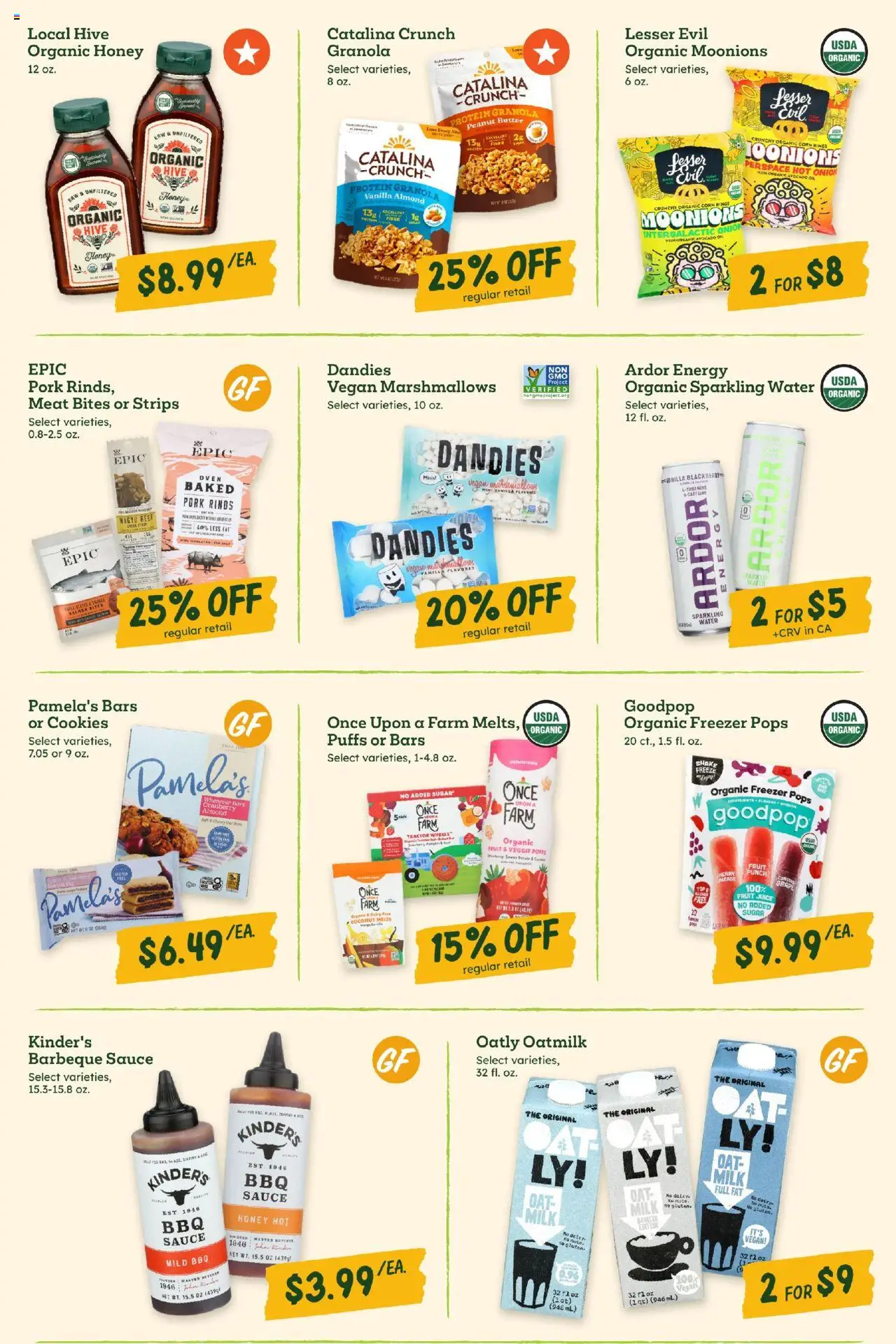 Sprouts Monthly Ad - valid from 25.06.2025 | Page: 14 | Products: Juice, Avocado, Sauce, Sugar