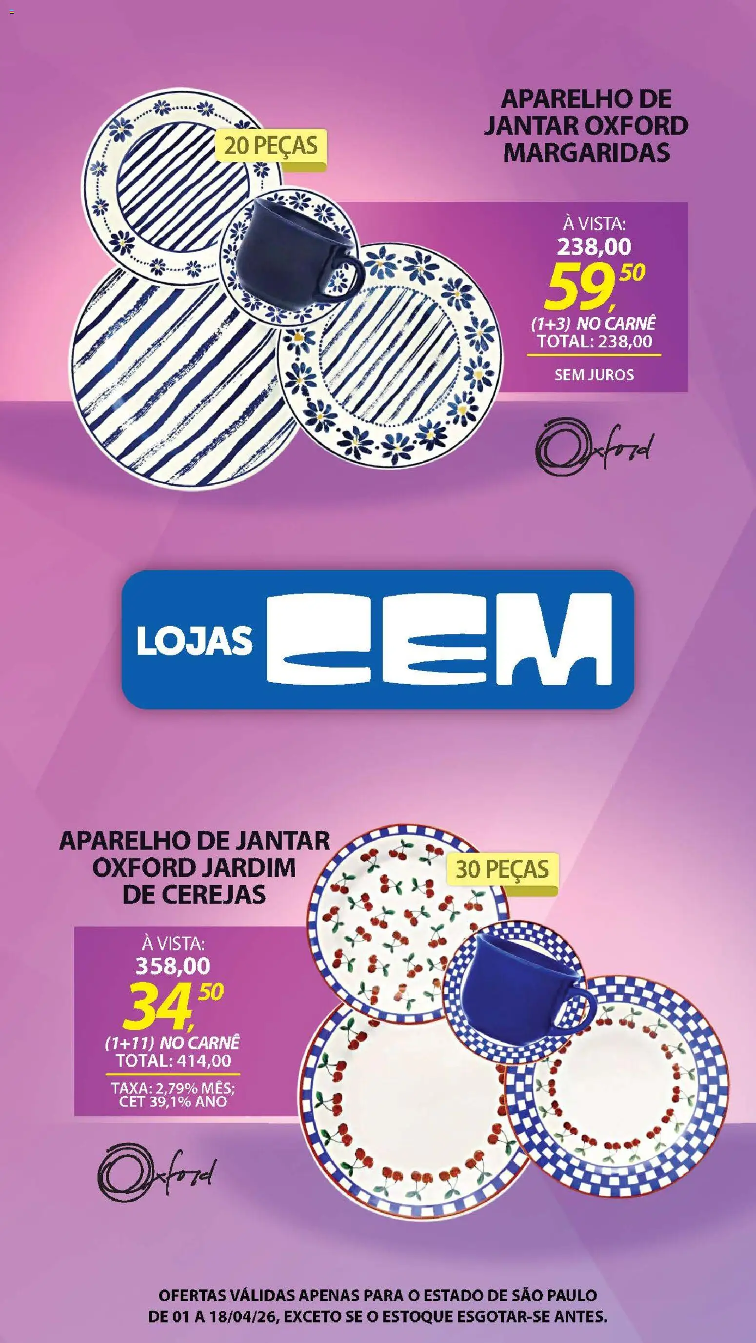 Lojas Cem Folheto - válido de 01.04.2026 | Página: 66