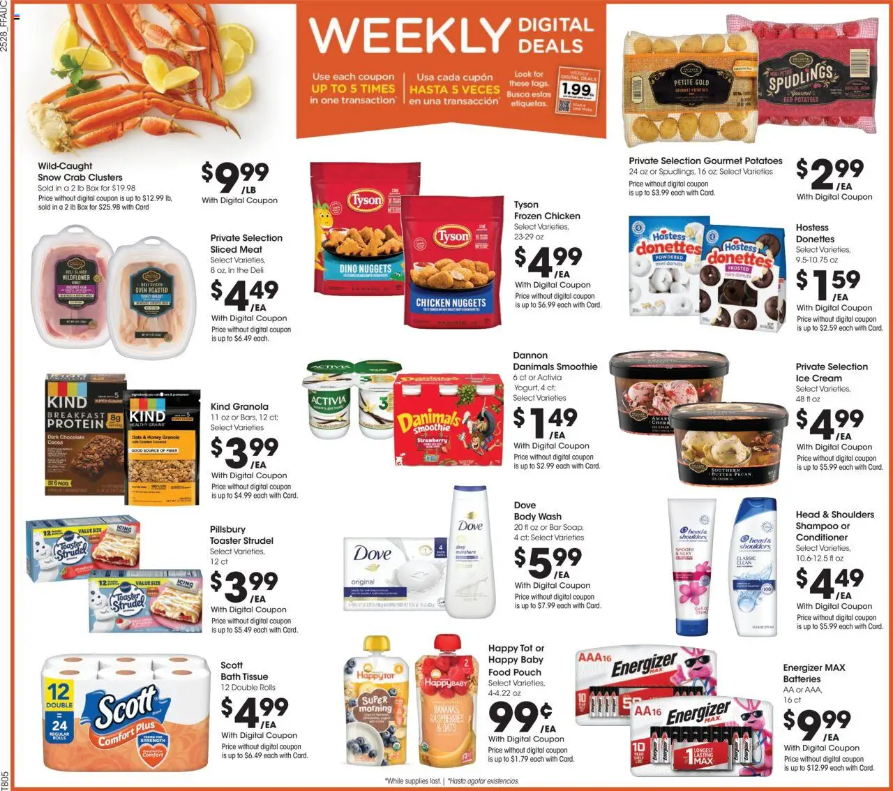 Fry's Food Weekly Ad - AZ - valid from 13.08.2025 | Page: 2 | Products: Shampoo, Chocolate, Potatoes, Oven