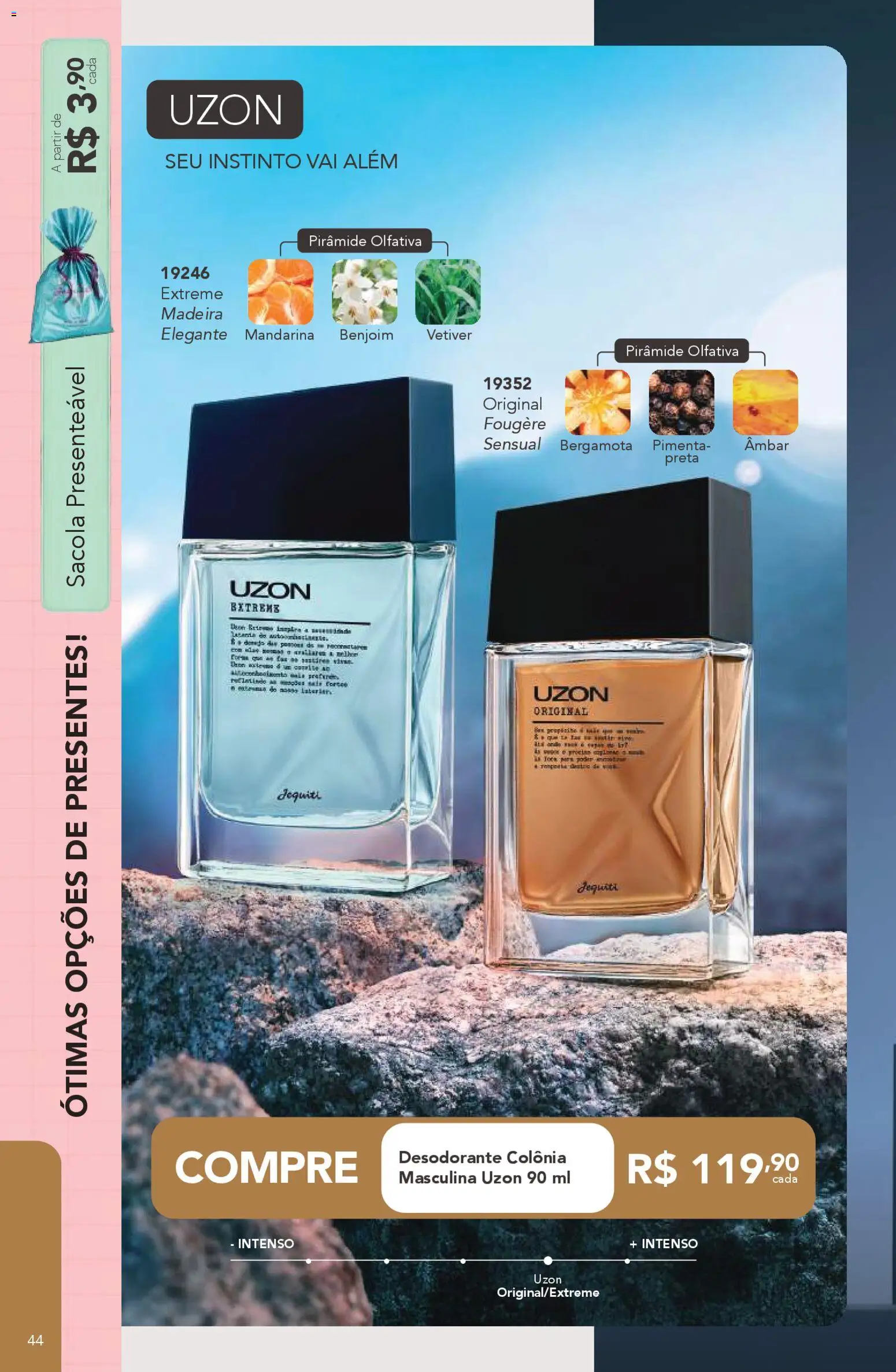 Jequiti Folheto - válido de 06.03.2026 | Página: 44 | Produtos: Bergamota, Pimenta, Desodorante