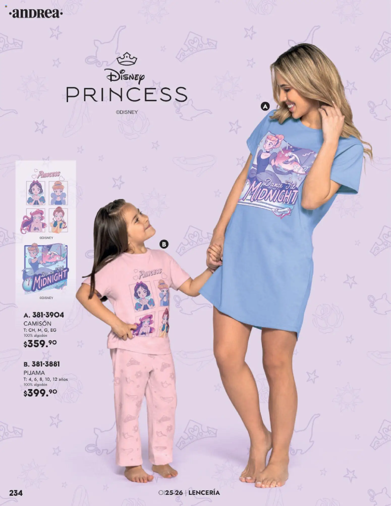 Nuevas ofertas de Andrea válidas en toda la República Mexicana desde el 26.11.2025. ¡Encuentra las mejores ofertas en Andrea catálogo Lancería, Vestir Interior otoño 2025! | Página: 70 | Productos: Pijama, Algodón, Lenceria, Camisón