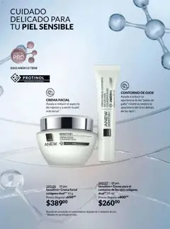 Vista previa de Sensitive+ Crema facial colágeno dual** 50 g, Ayuda a reducir el aspecto de rojeces y a sentir la piel más tersa*., nuevo folleto de la tienda, válido en México a partir del 13.03.2026 | Página: 130