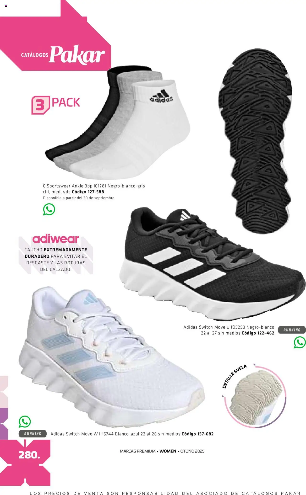 Nuevas ofertas de SC Pakar válidas en toda la República Mexicana desde el 29.08.2025. ¡Encuentra las mejores ofertas en SC Pakar - Catálogo Otoño Women! | Página: 280