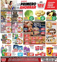 Vista previa de Casa Ley folleto Torreón, Saltillo, Coah y Gómez Palacio, Dgo, nuevo folleto de la tienda, válido en México a partir del 06.01.2026