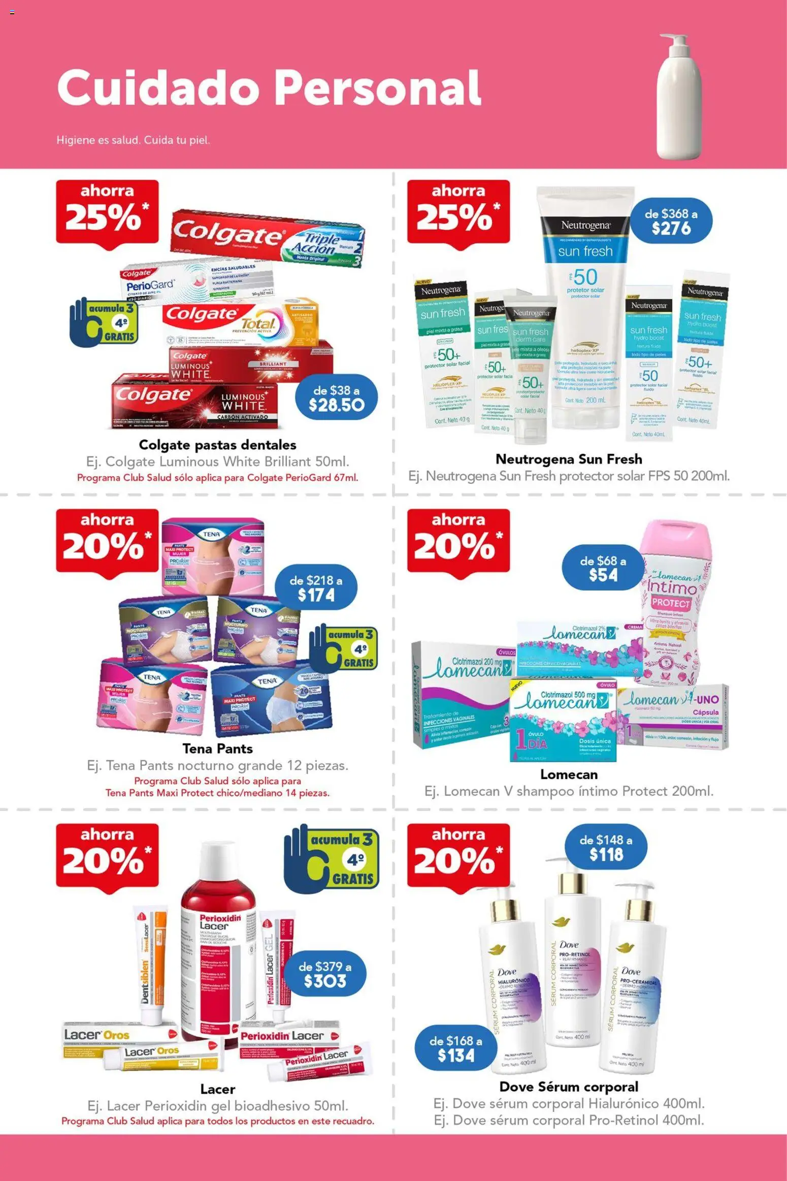 Nuevas ofertas de Farmacia San Pablo válidas en toda la República Mexicana desde el 22.03.2026. ¡Encuentra las mejores ofertas en Farmacia San Pablo catálogo! | Página: 2 | Productos: Sal, Serum, Pants, Protector solar