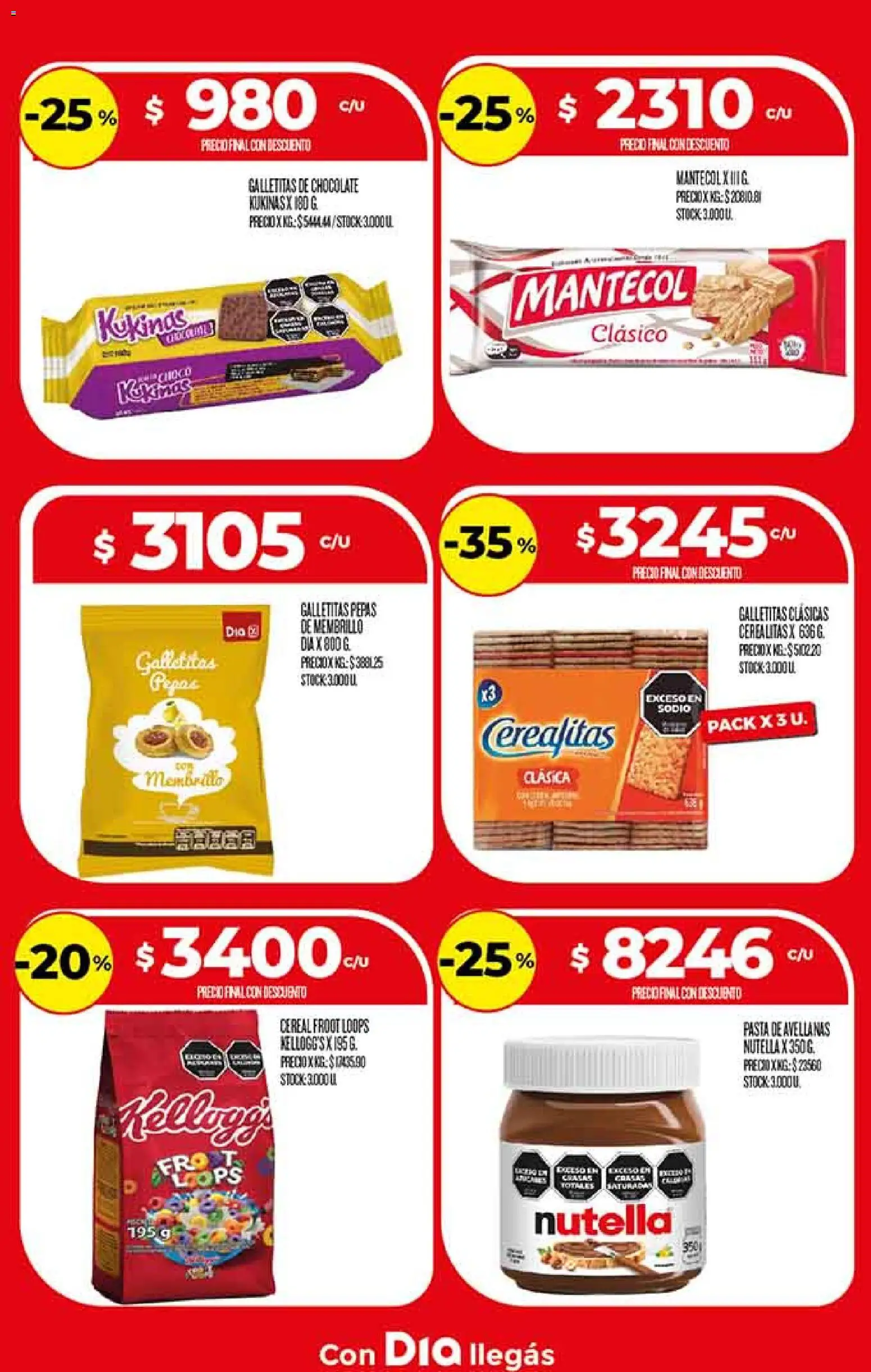 Supermercado DIA Ofertas │ válido desde el 18.03.2026 | Página: 18 | Productos: Galletitas, Chocolate, Pasta