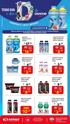 Semar Supermercado - Ofertas Danone - Pré-Visualização do folheto da loja Semar Supermercado, válido de 13.11.2025