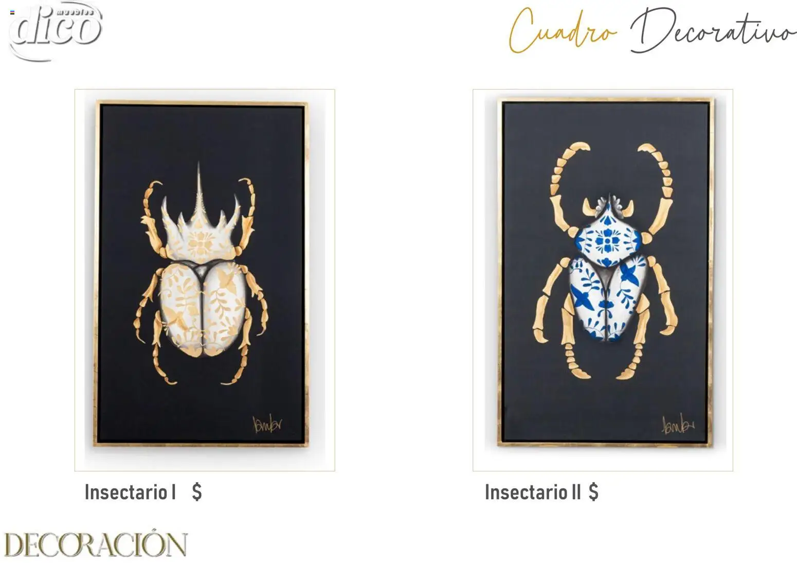 Nuevas ofertas de Muebles Dico válidas en toda la República Mexicana desde el 09.12.2025. ¡Encuentra las mejores ofertas en Muebles Dico catálogo Decoración! | Página: 19 | Productos: Cuadro