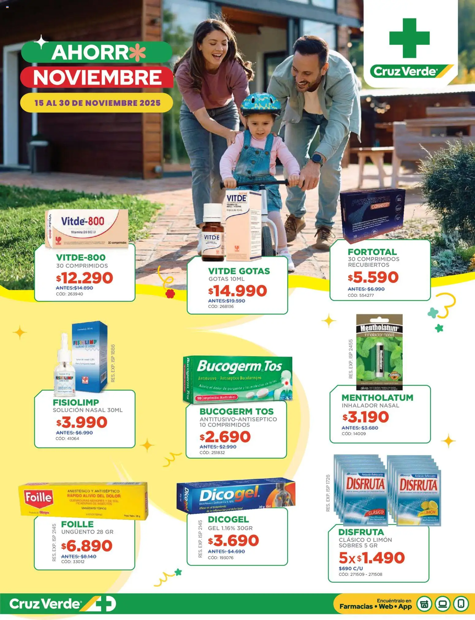 Flyer Ofertas Segunda Quincena Cruz Verde │ válido desde el 01.11.2025 | Página: 1 | Productos: Limón