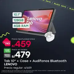 Vista previa de folleto Tottus - Black Friday de la Tottus válido desde 26.11.2025 | Página: 7 | Productos: Audífonos