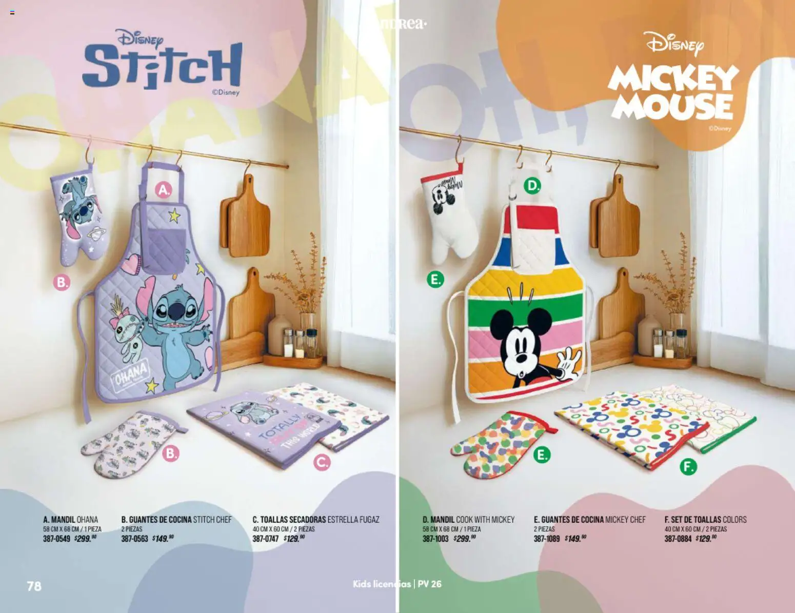 Nuevas ofertas de Andrea válidas en toda la República Mexicana desde el 25.01.2026. ¡Encuentra las mejores ofertas en Andrea catálogo Home! | Página: 78 | Productos: Guantes, Mouse, Cocina, Toallas