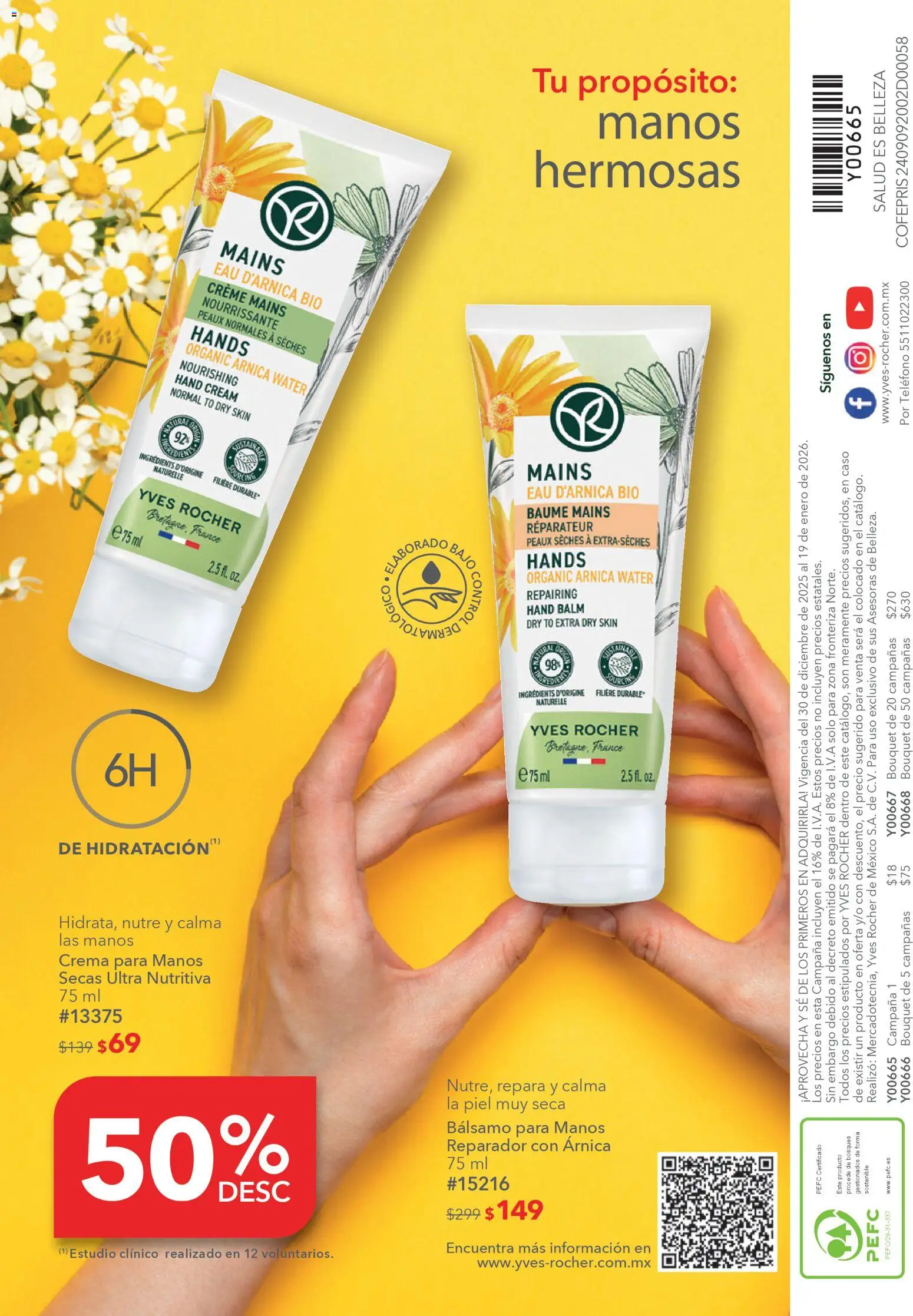 Nuevas ofertas de Yves Rocher válidas en toda la República Mexicana desde el 30.12.2025. ¡Encuentra las mejores ofertas en Yves Rocher campaña 1 2026! | Página: 118 | Productos: Crema, Bálsamo, Teléfono, Campana
