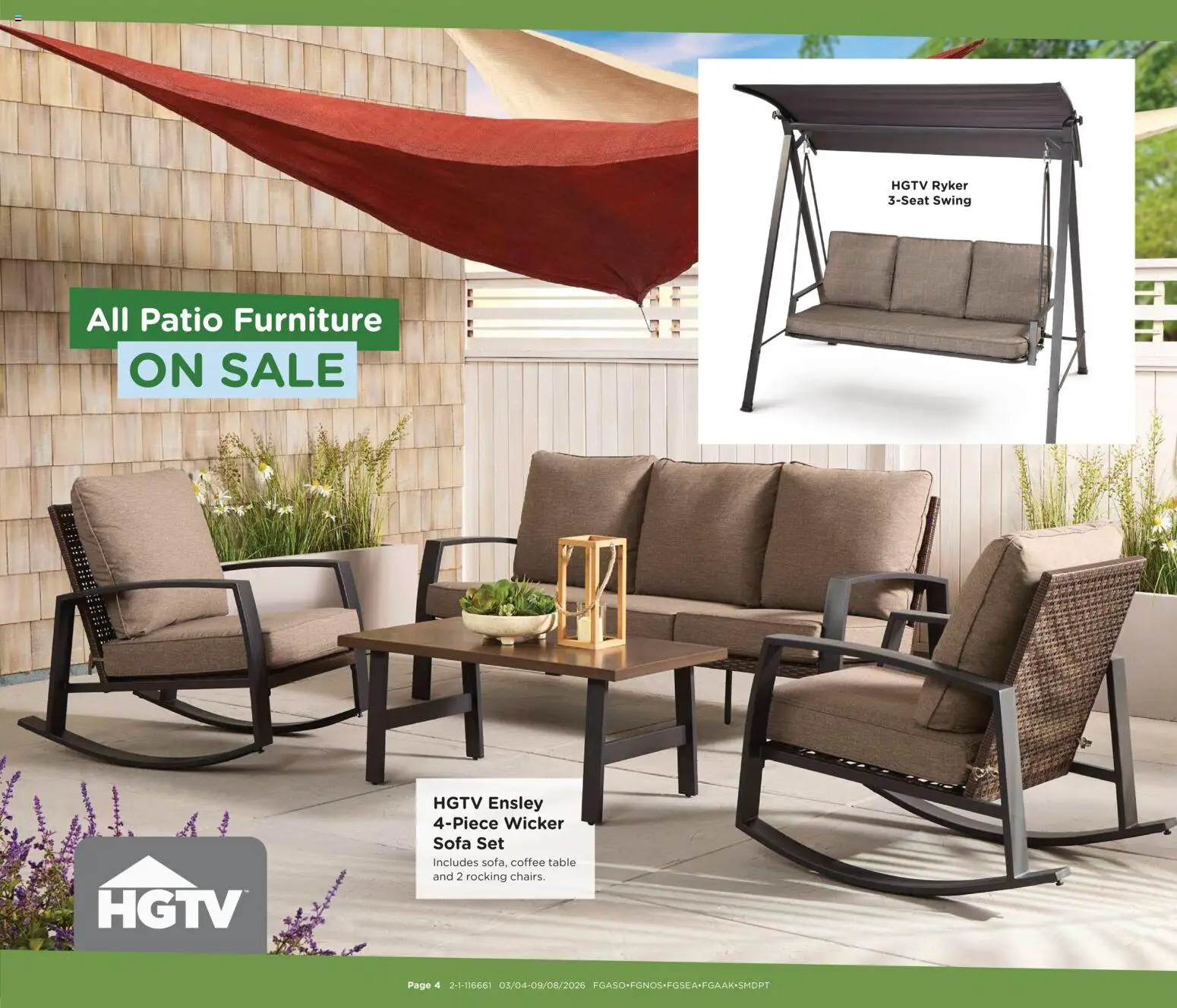 Fred Meyer Home & Apparel - valid from 04.03.2026 | Page: 4 | Products: Sofa, Coffee table, Table, Coffee