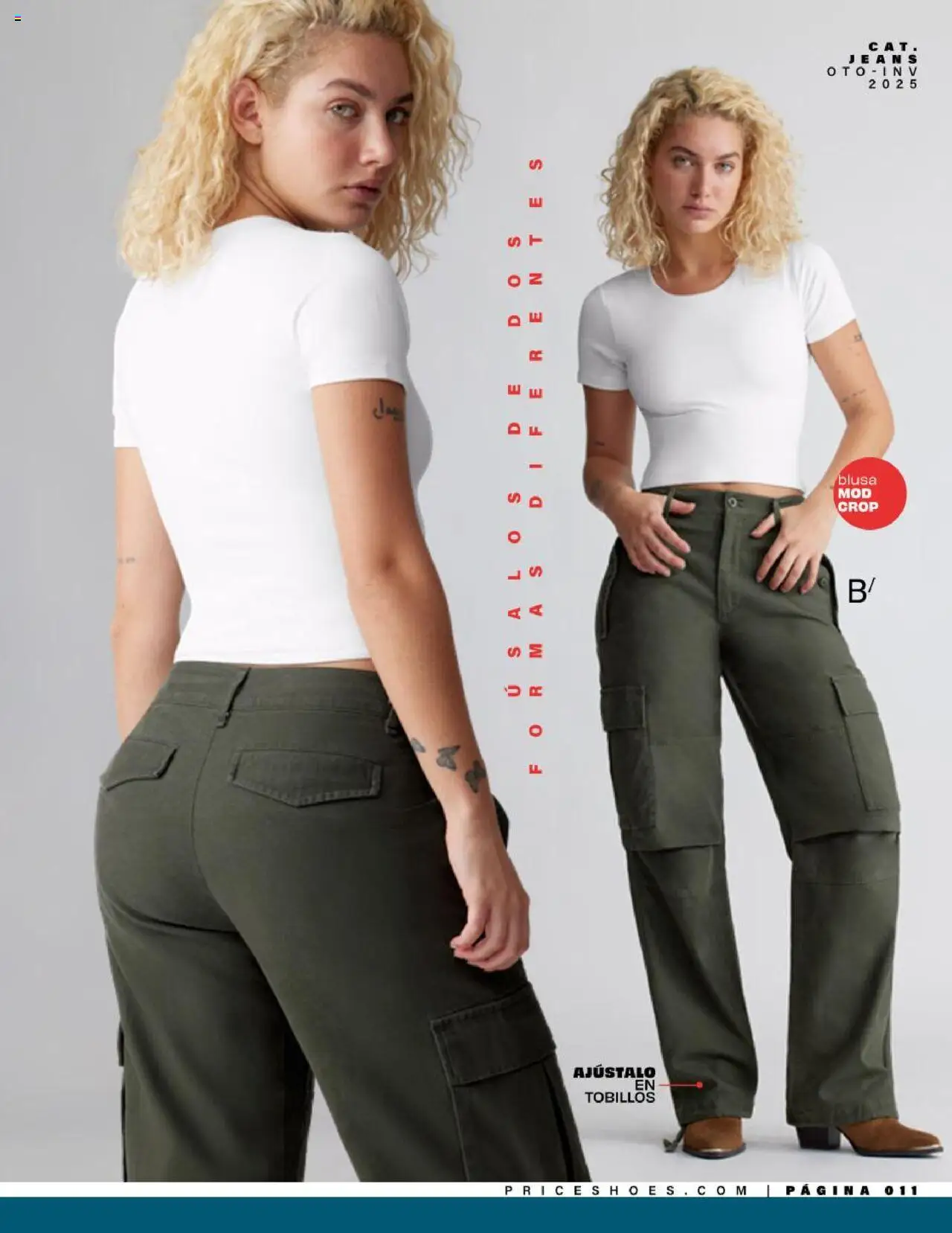 Nuevas ofertas de Price Shoes válidas en toda la República Mexicana desde el 05.08.2025. ¡Encuentra las mejores ofertas en Price Shoes - Catálogo Jeans ! | Página: 11 | Productos: Blusa