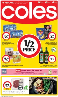 Preview of Coles Catalogue PT Hedland - valid from 01.10.2025