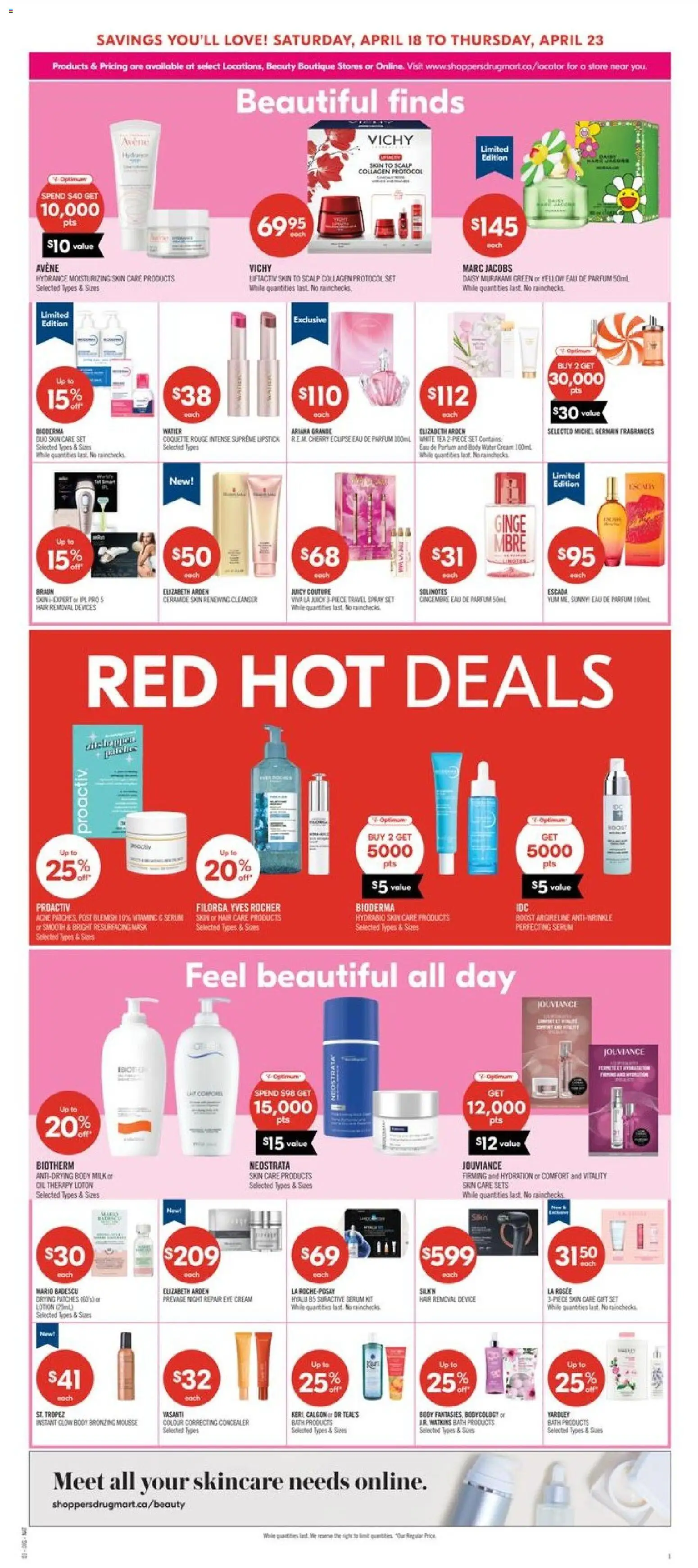 Shoppers flyer valid from 17.04.2026 | Page: 11 | Products: Tea, Cream, Concealer, Milk