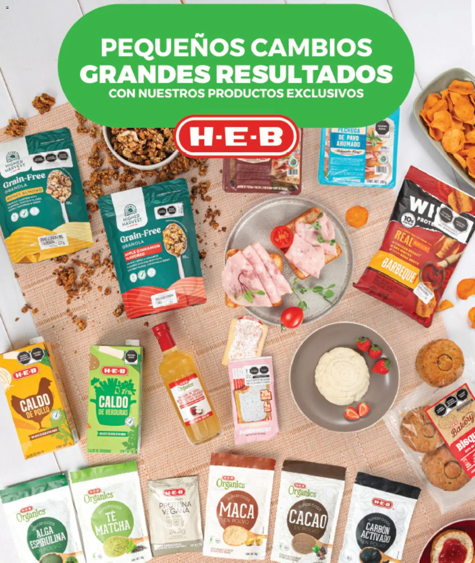 Nuevas ofertas de H-E-B válidas en toda la República Mexicana desde el 01.02.2026. ¡Encuentra las mejores ofertas en H-E-B folleto Celebra! | Página: 31 | Productos: Pollo, Cacao, Polvo