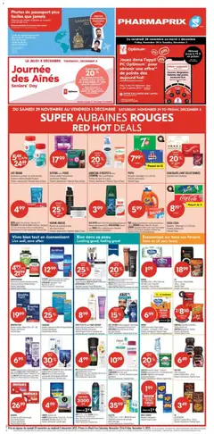 Preview of FIXODENT Crème pour dentier/Denture Adhesive Cream, FIXODENT Crème pour dentier/Denture Adhesive Cream (51-58 g) ou/or CREST SOIN + BLANCHISSANT PROFESSIONNEL DES DENTS PLUS BLANCHES dentifrice/Toothpaste (75 ml) ou/or ORAL-B PULSAR brosse à dents à pile/Battery Toothbrush (1) Produits sélectionnés/Selected Types from shop Pharmaprix valid from 29.11.2025 | Page: 3