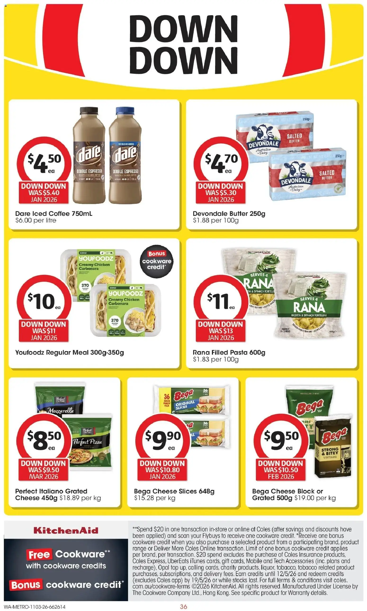 Coles catalogue - valid from 10.03.2026 | Page: 36 | Products: Dairy, Chicken, Sauce, Accessories
