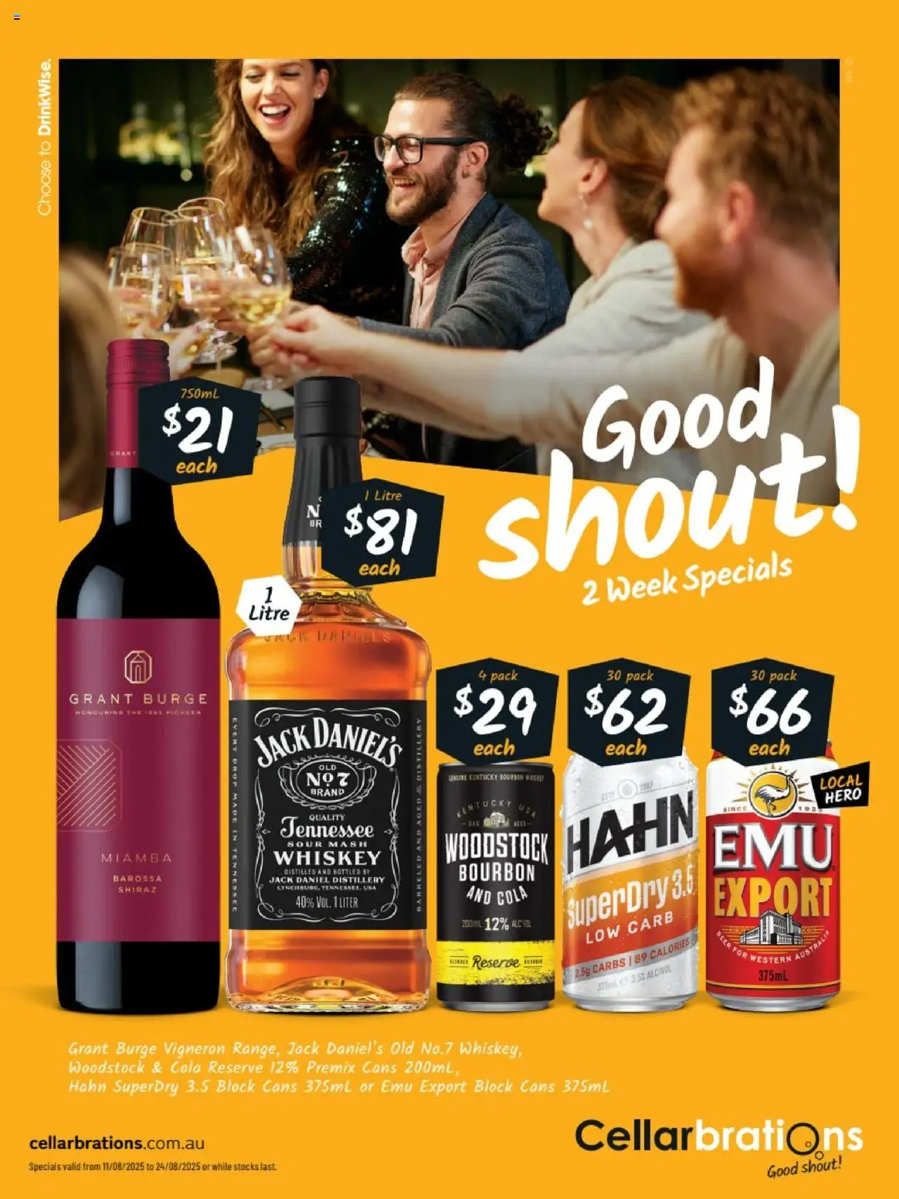 Cellarbrations catalogue - valid from 11.08.2025 | Page: 1 | Products: Bourbon, Whiskey