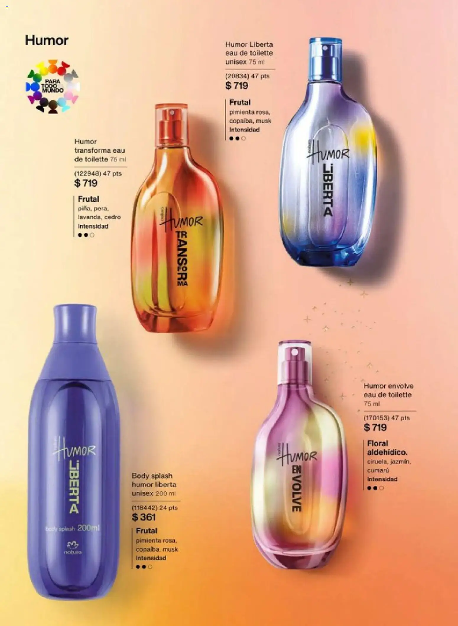 Nuevas ofertas de Natura válidas en toda la República Mexicana desde el 01.12.2025. ¡Encuentra las mejores ofertas en Natura campaña 18 2025! | Página: 58 | Productos: Pimienta, Body, Eau de toilette