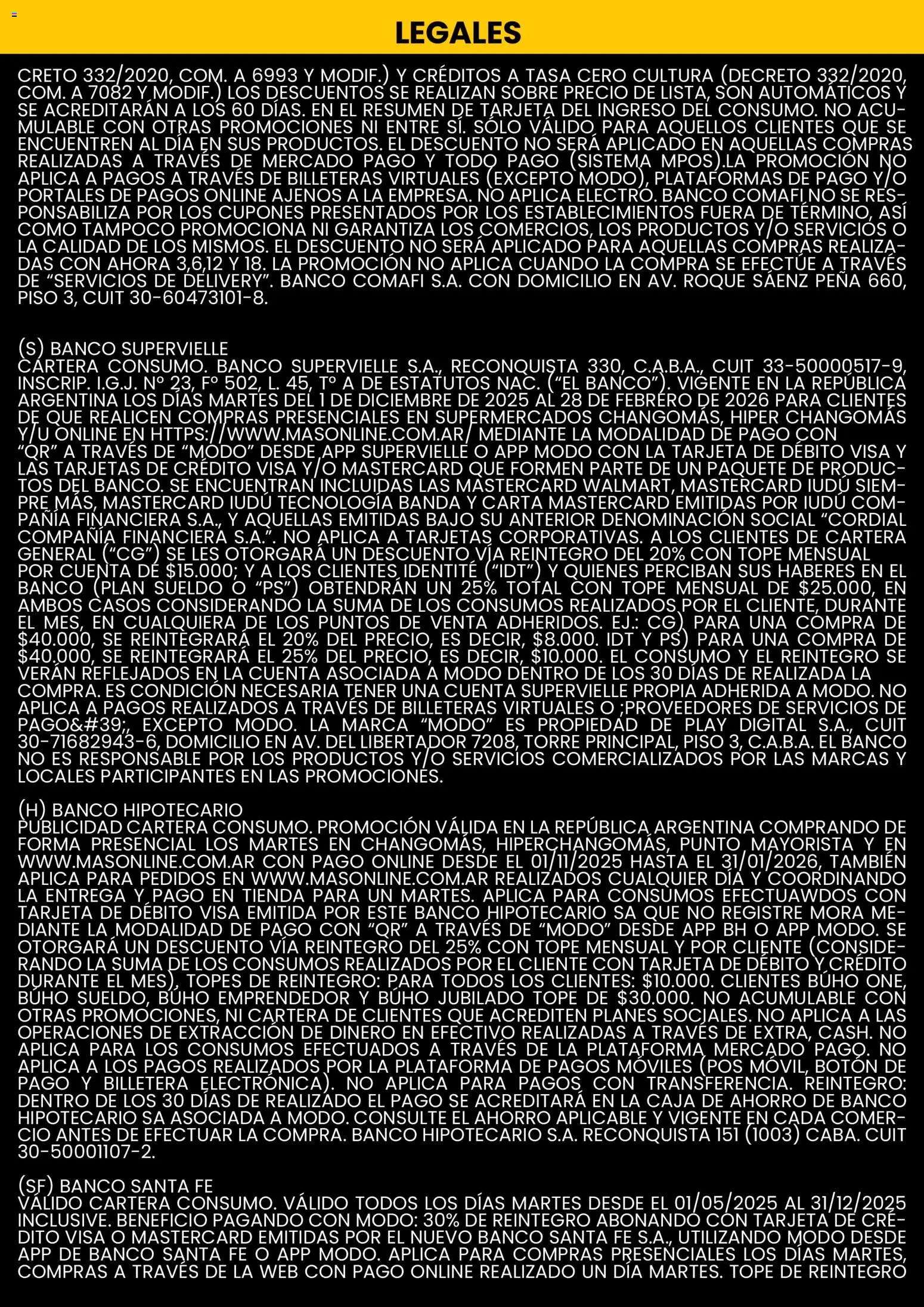 Changomas ofertas │ válido desde el 01.01.2026 | Página: 5 | Productos: Cartera, Sobre, Caja, Billetera