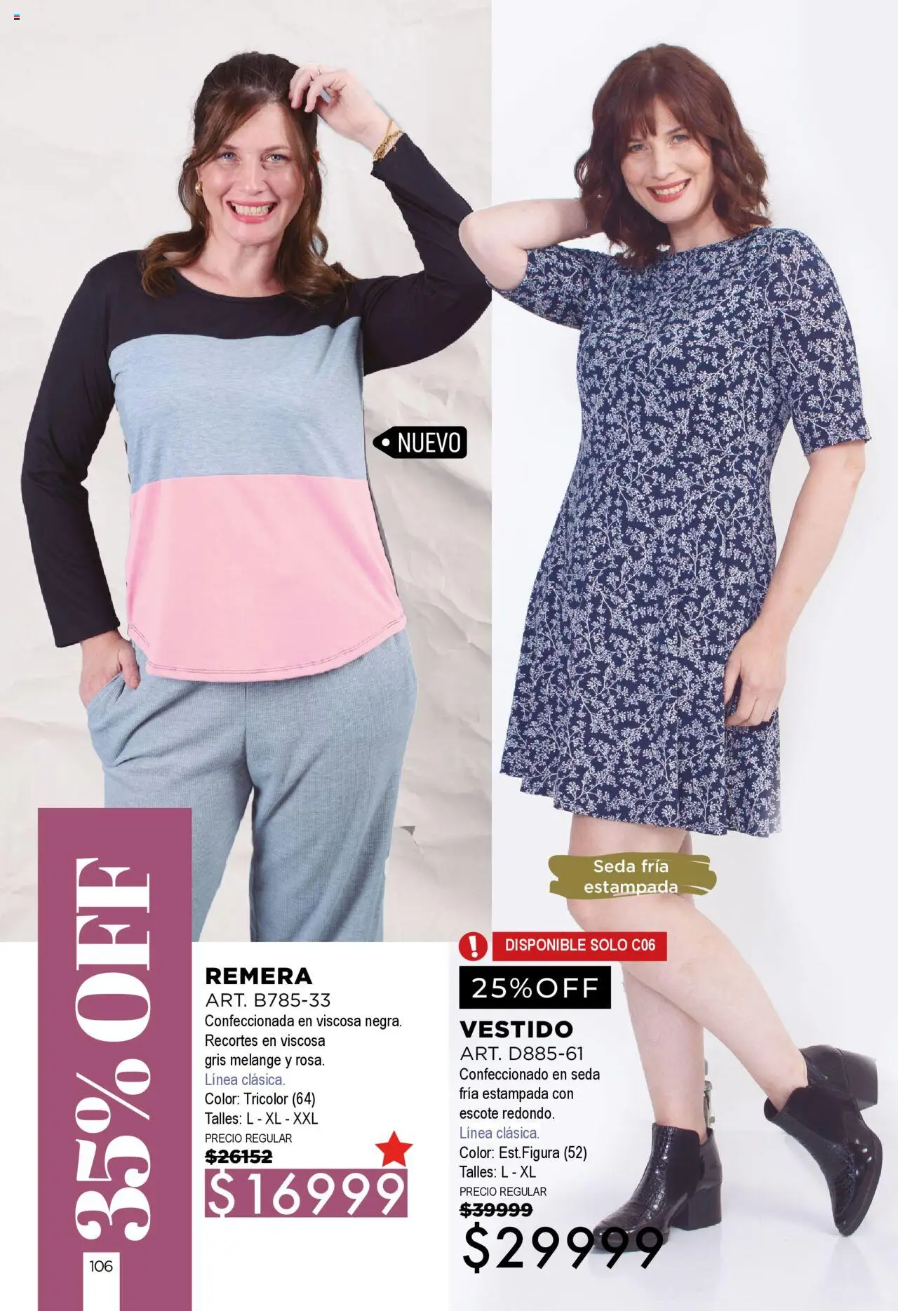 Juana Bonita catálogo │ válido desde el 07.05.2025 | Página: 106 | Productos: Vestido, Remera