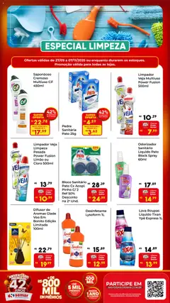Semar Supermercado - Ofertas Especial Limpeza - Pré-Visualização do folheto da loja Semar Supermercado, válido de 27.09.2025