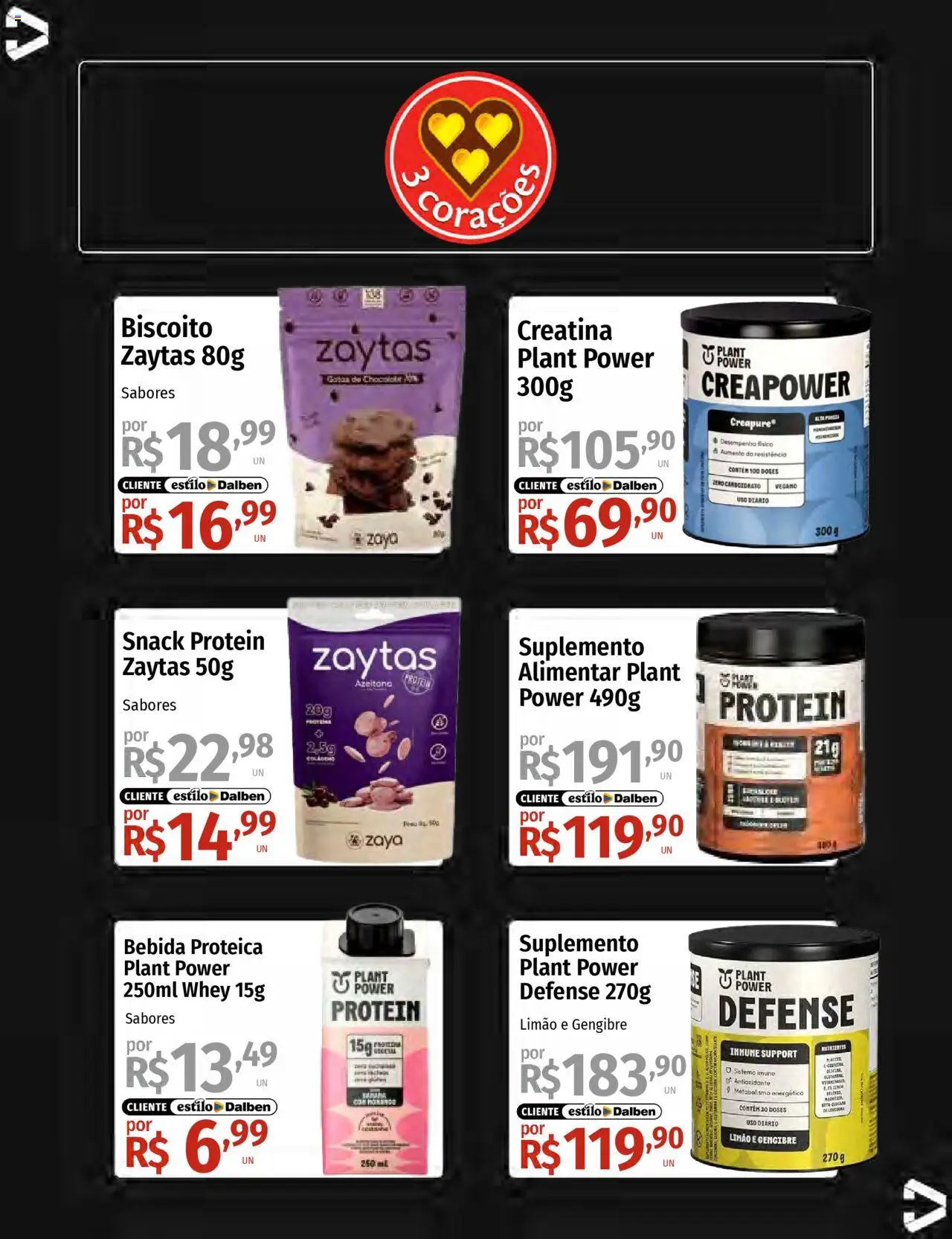 Supermercado Dalben Folheto - válido de 23.07.2025 | Página: 8 | Produtos: Gengibre, Biscoito, Energético, Bebida