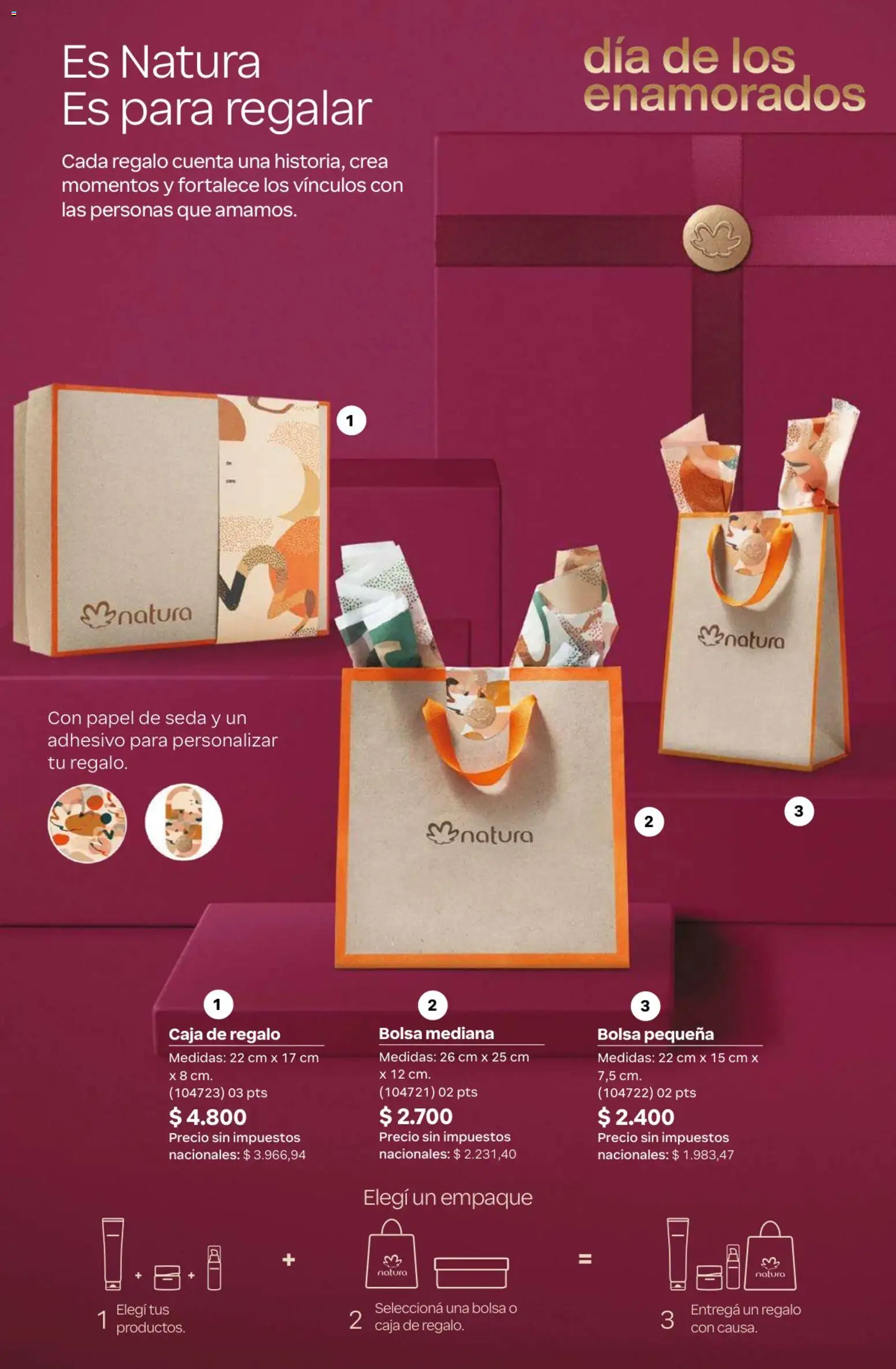 Catálogo Natura Ciclo 1/2026 │ válido desde el 06.01.2026 | Página: 27 | Productos: Bolsa, Caja