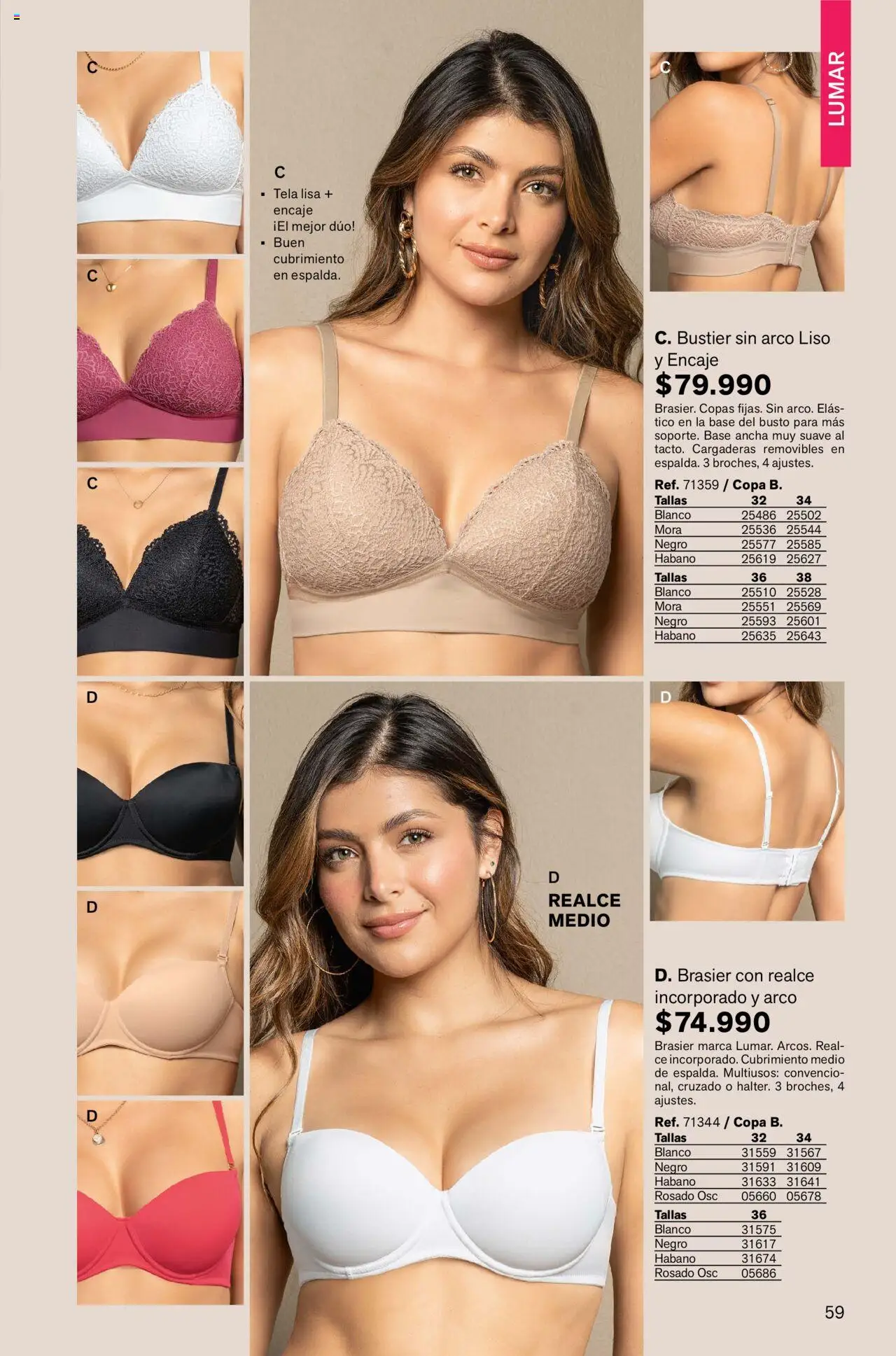 Leonisa revista - valida desde el 04.08.2025 | Página: 59 | Productos: Brasier, Mora