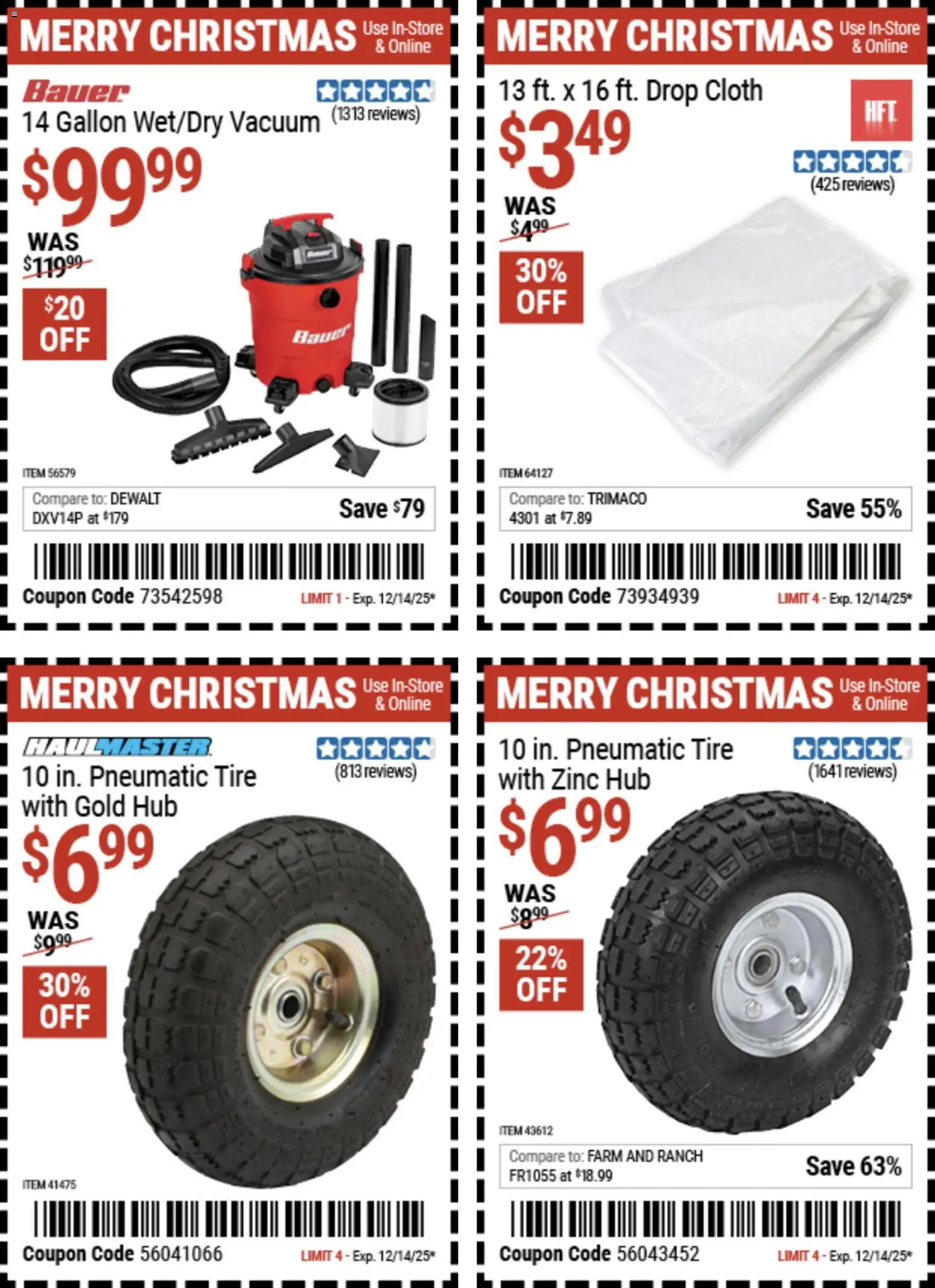 Harbor Freight Christmas Coupon Deals - valid from 02.12.2025 | Page: 3