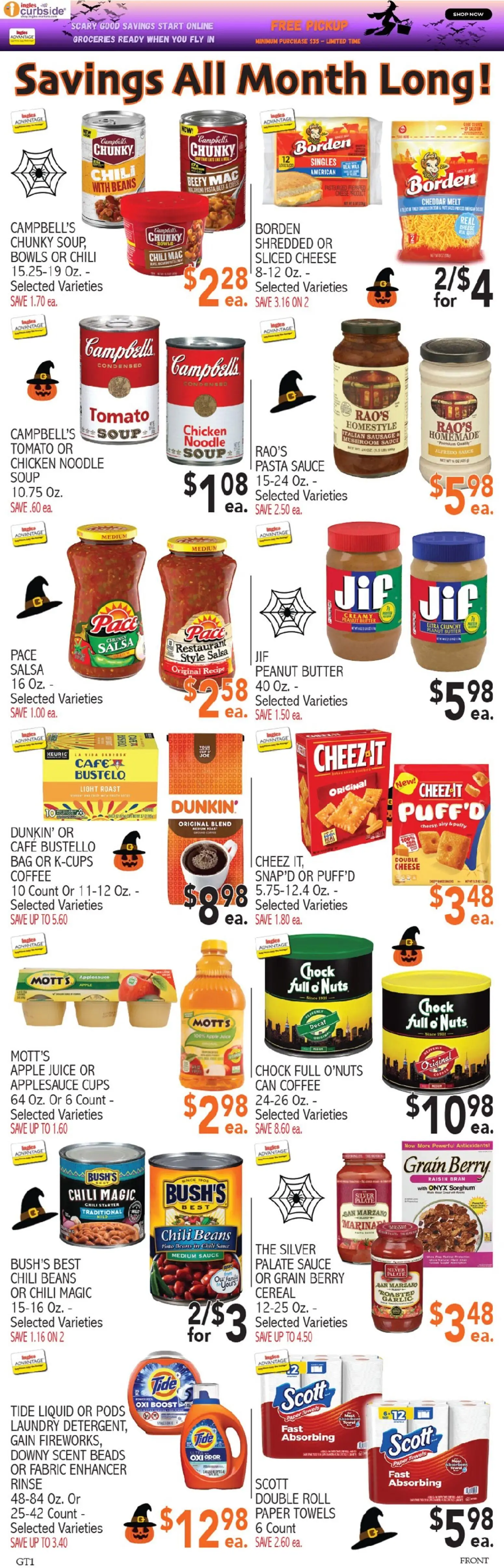 Ingles Weekly Ad - valid from 29.10.2025 | Page: 5 | Products: Butter, Coffee, Pasta, Sausage