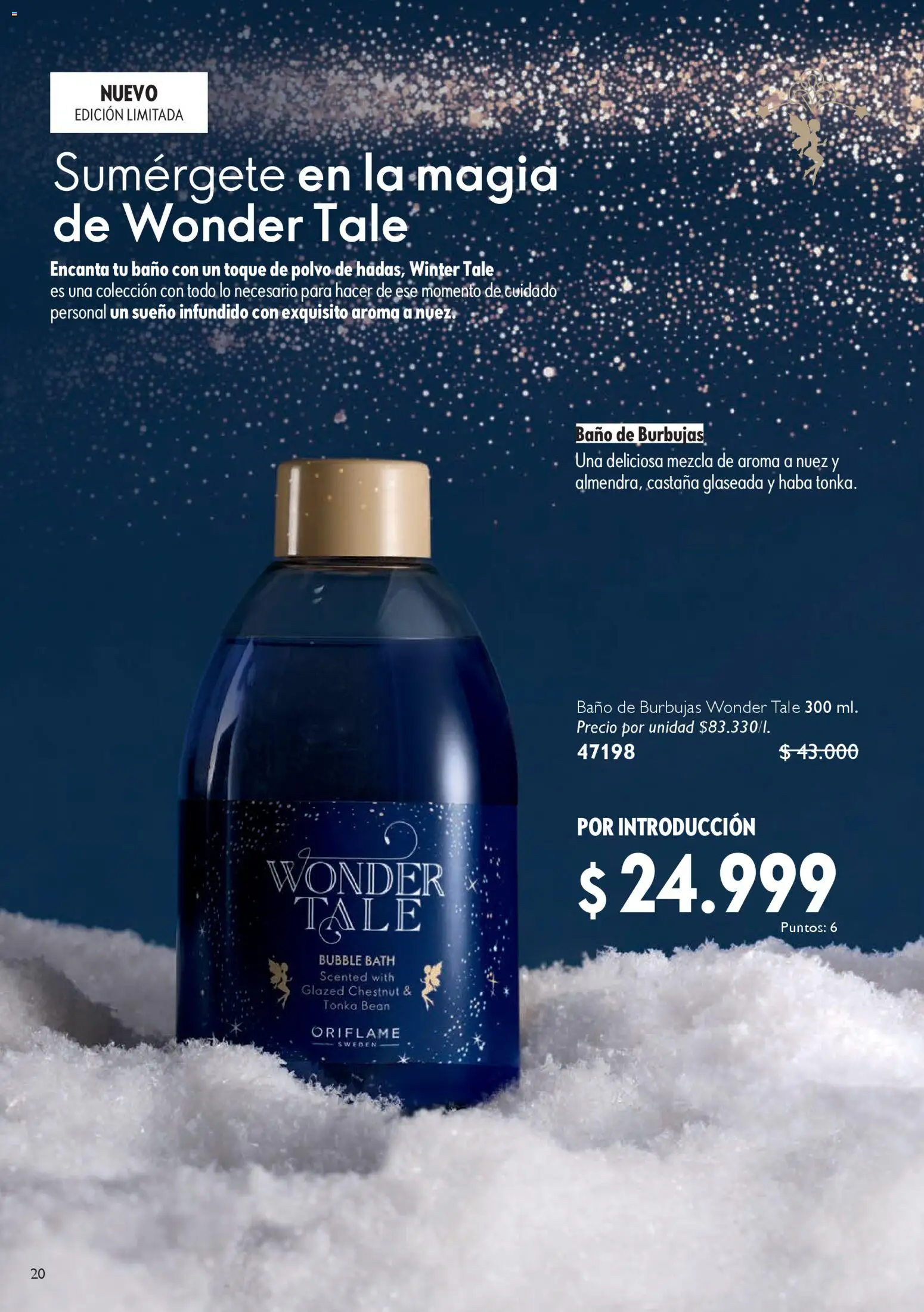 Oriflame revista - valida desde el 15.11.2025 | Página: 20 | Productos: Baño, Polvo, Nuez