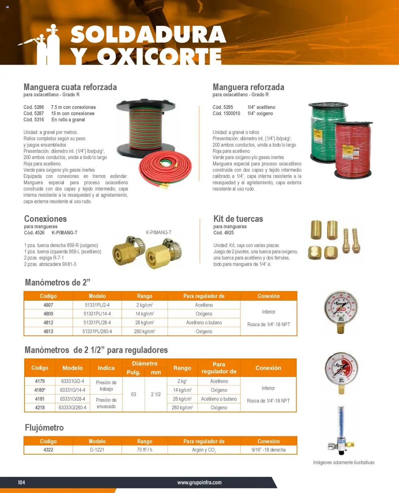 Nuevas ofertas de Infra válidas en toda la República Mexicana desde el 07.01.2025. ¡Encuentra las mejores ofertas en Infra catálogo Equipos de soldadura y oxicorte! | Página: 12 | Productos: Manguera, Tuerca, Juego, Caja