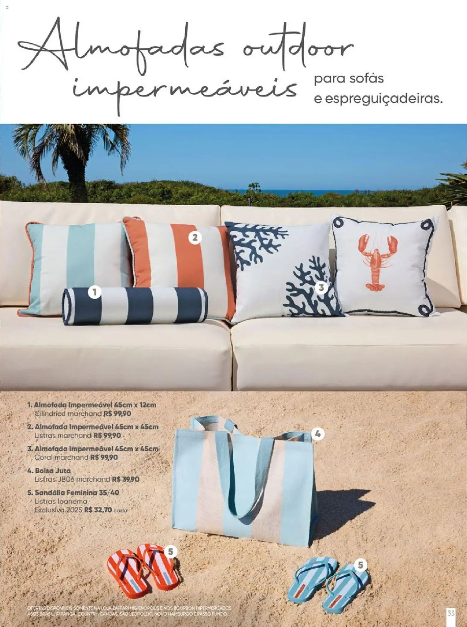 Zaffari Folheto - válido de 27.11.2025 | Página: 33 | Produtos: Almofada, Bolsa
