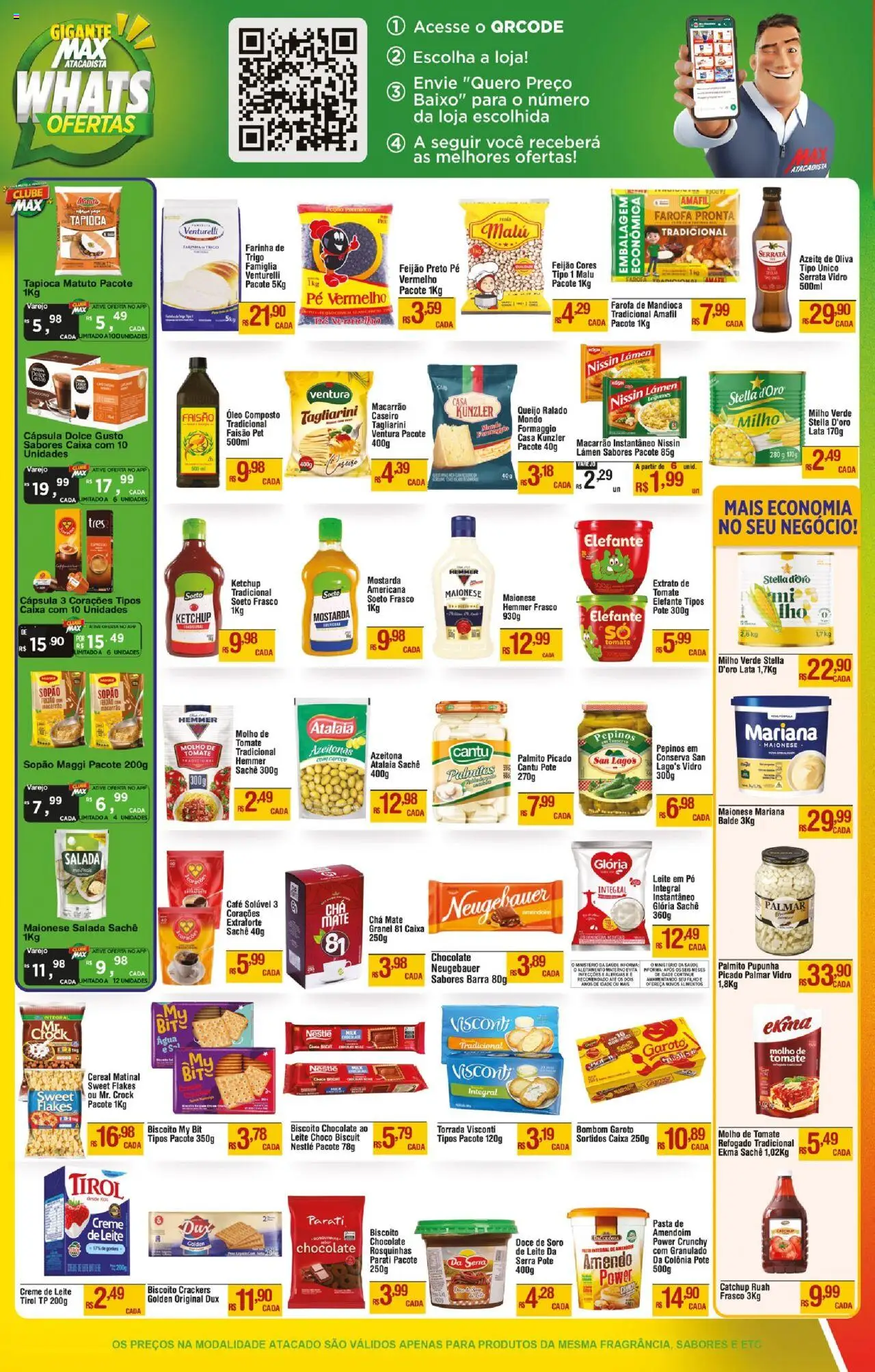 Max Atacadista Folheto - válido de 18.08.2025 | Página: 2 | Produtos: Neugebauer, Pasta, Creme, Balde