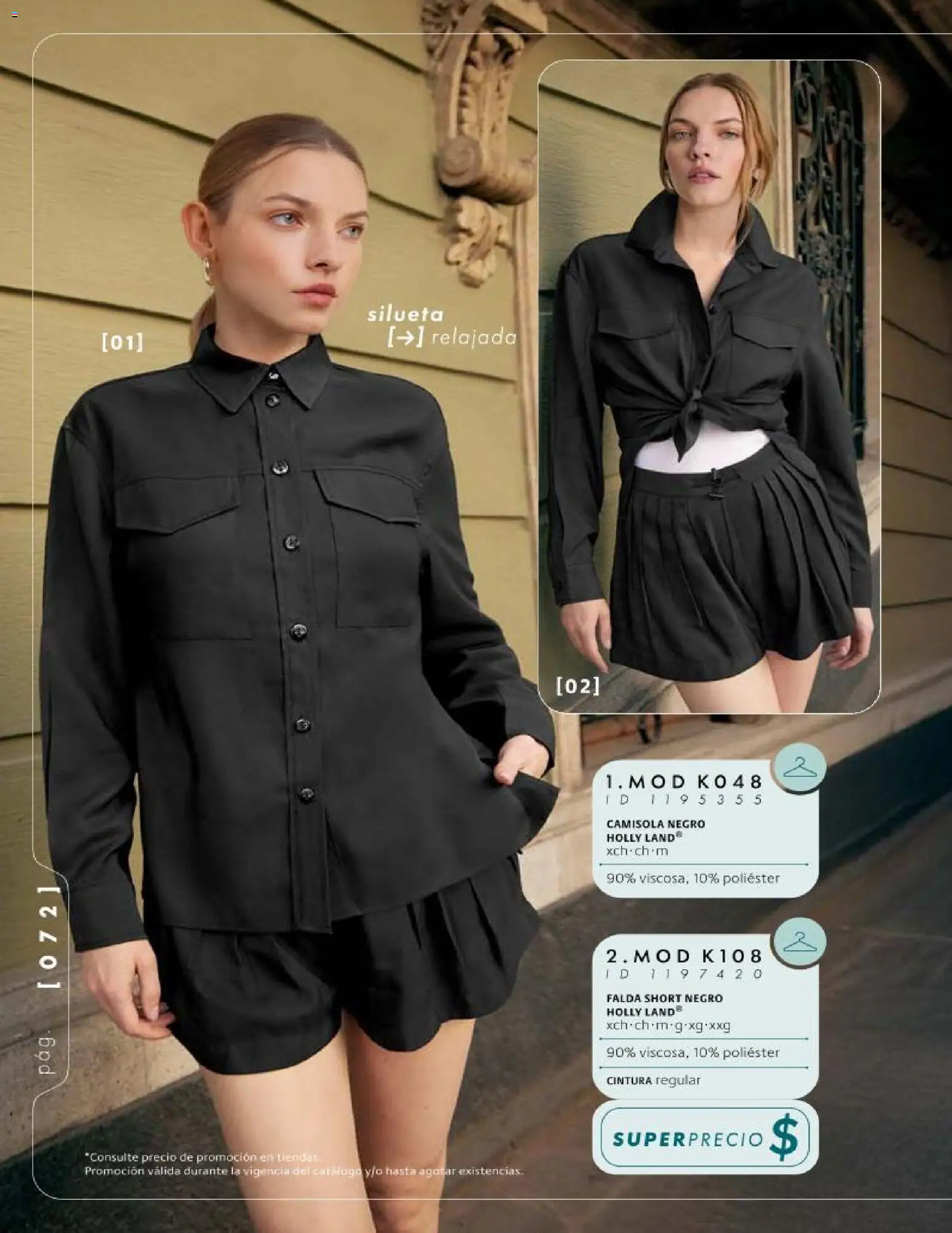 Nuevas ofertas de Price Shoes válidas en toda la República Mexicana desde el 20.02.2026. ¡Encuentra las mejores ofertas en Price Shoes catálogo Vestir ! | Página: 72 | Productos: Falda, Short