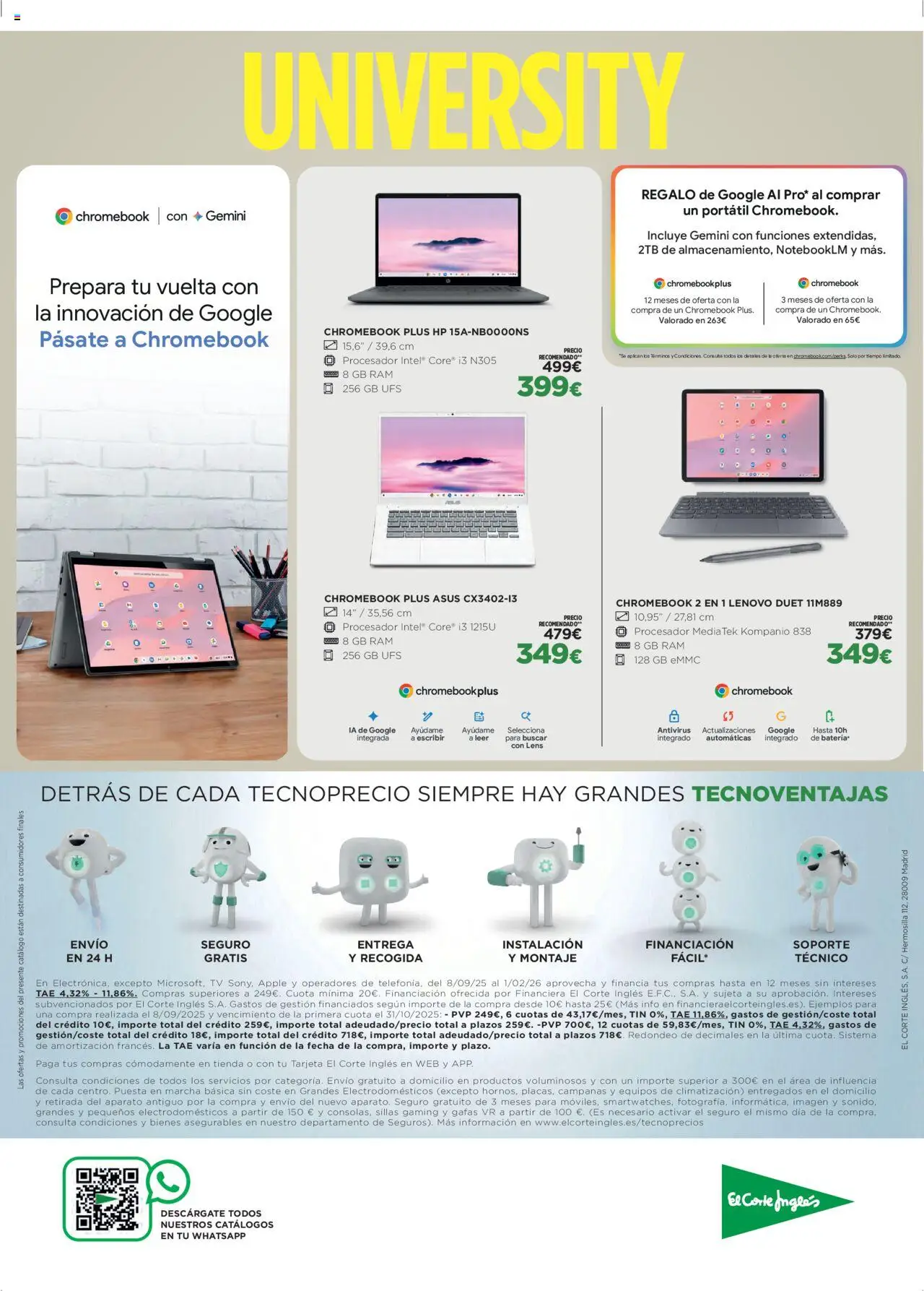 Nuevas ofertas de El Corte Inglés válidas en toda la República Mexicana desde el 08.09.2025. ¡Encuentra las mejores ofertas en El Corte Inglés - Catálogo University! | Página: 20