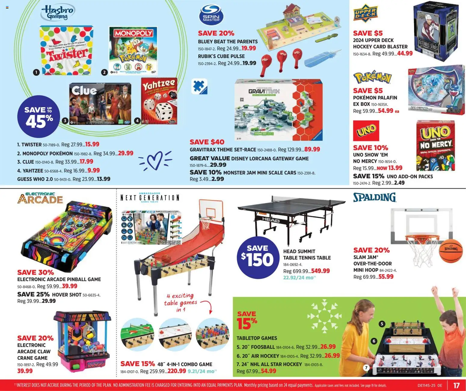 Canadian Tire flyer valid from 30.10.2025 | Page: 17 | Products: Game, Table, Box