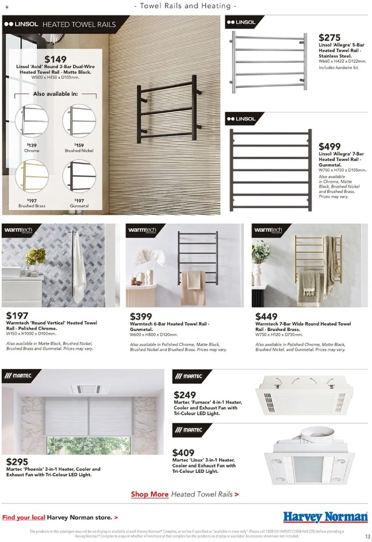 Harvey Norman catalogue - valid from 03.10.2025 | Page: 13 | Products: Accessories, Fan