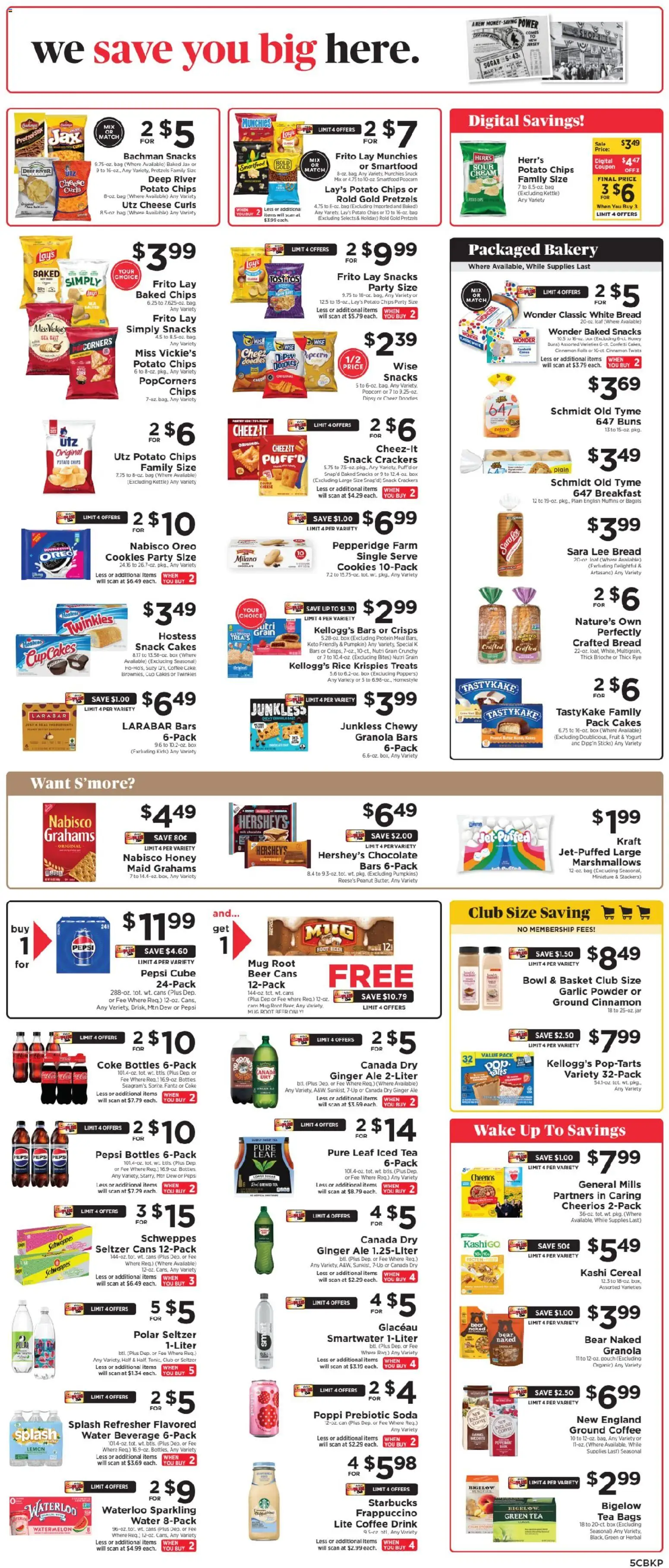 ShopRite Weekly Ad - valid from 10.04.2026 | Page: 9 | Products: Coffee, Rice, Tea, Cream